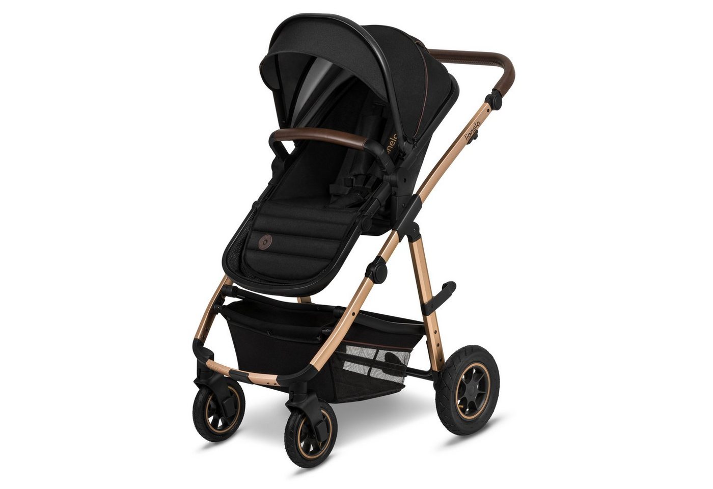Thumbnail - lionelo Kombi-Kinderwagen Amber 3in1, babyschale 0-13kg Tasche Moskitonetz Regenschutz 3in1