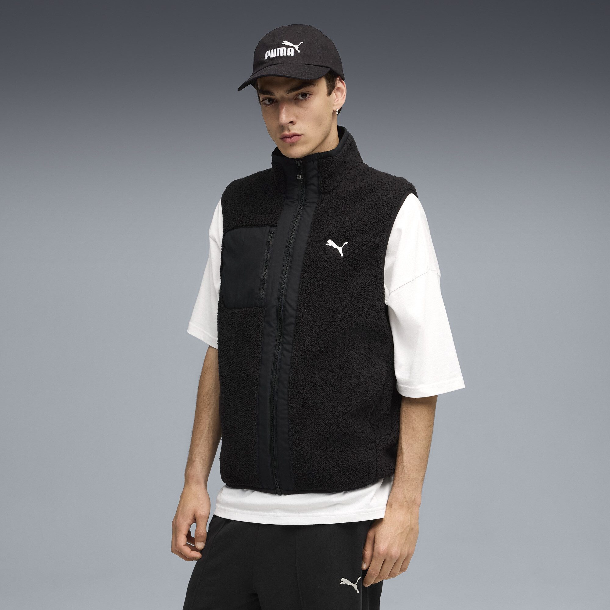 PUMA Funktionsweste Hybrid Sherpa Wendbare Weste günstig online kaufen