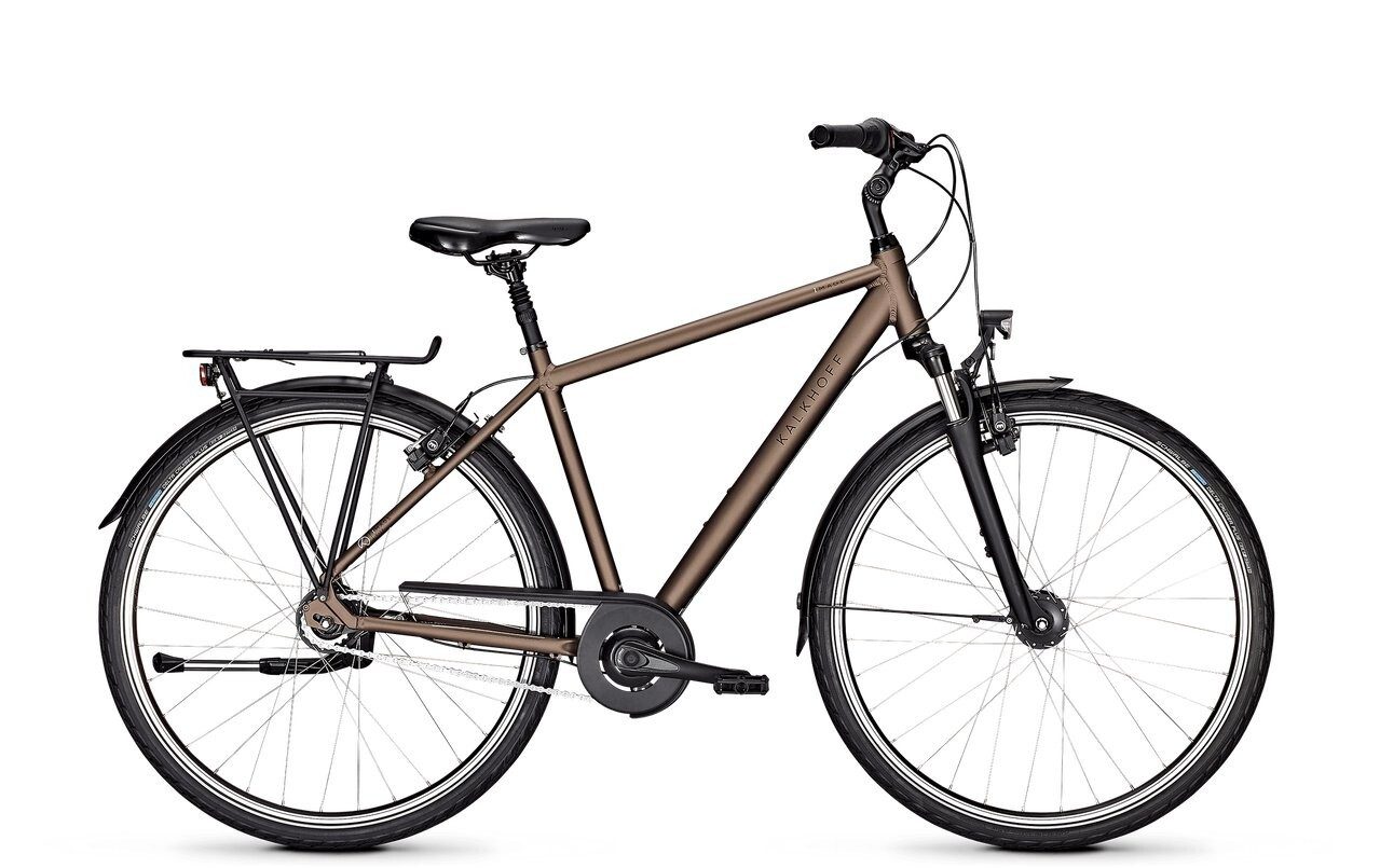 Kalkhoff Cityrad Kalkhoff Image HS Herren grau 2023, 8 Gang Shimano Nexus 8, Nabenschaltung