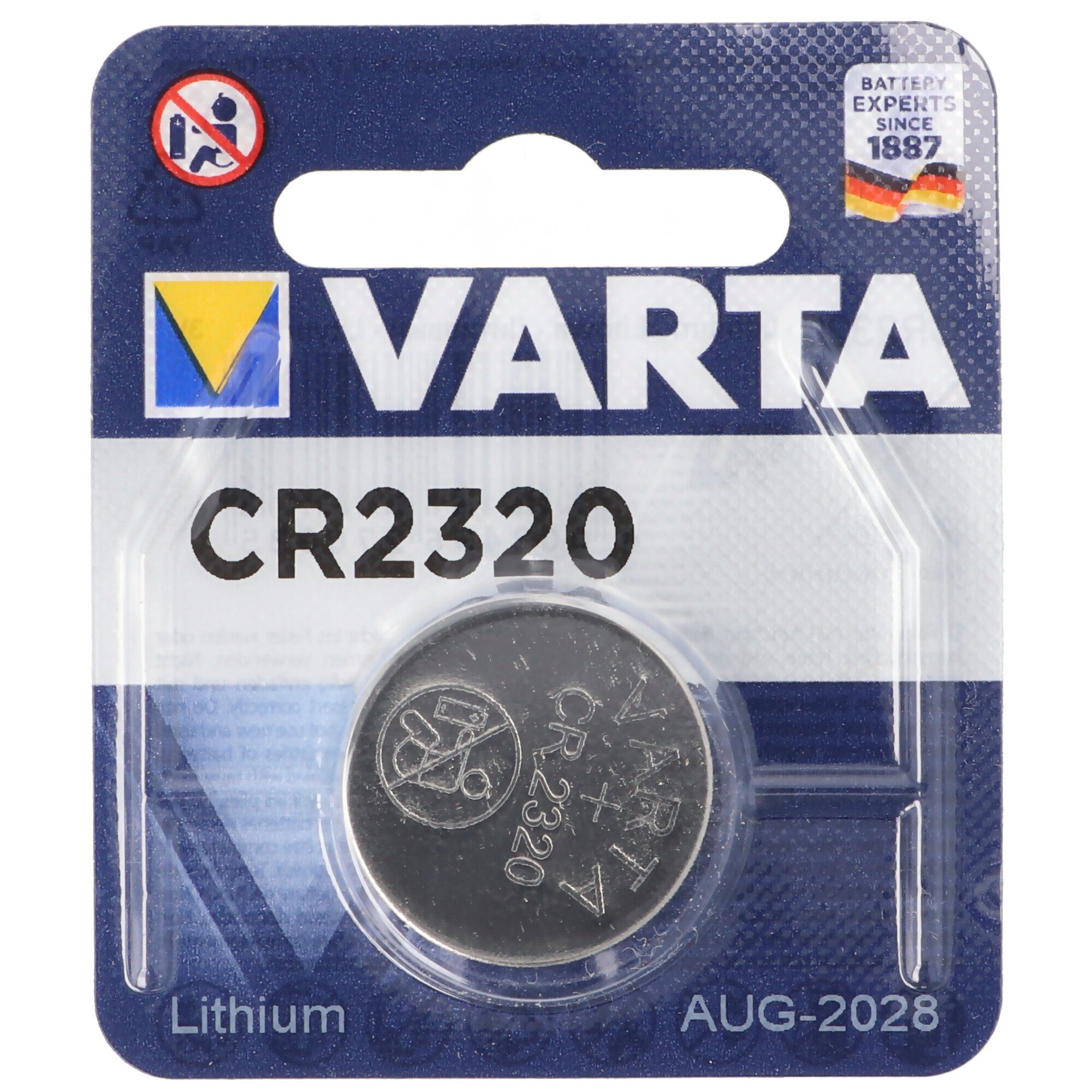 (3,0 Batterie VARTA V) Lithium Batterie, Varta CR2320