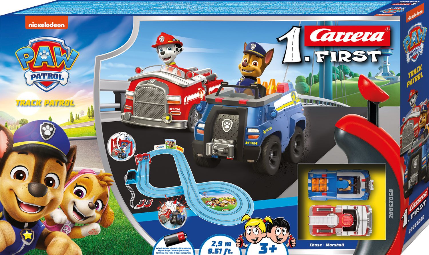 Carrera® Autorennbahn Carrera 20063060 - FIRST PAW PATROL - Track Patrol Rennbahn