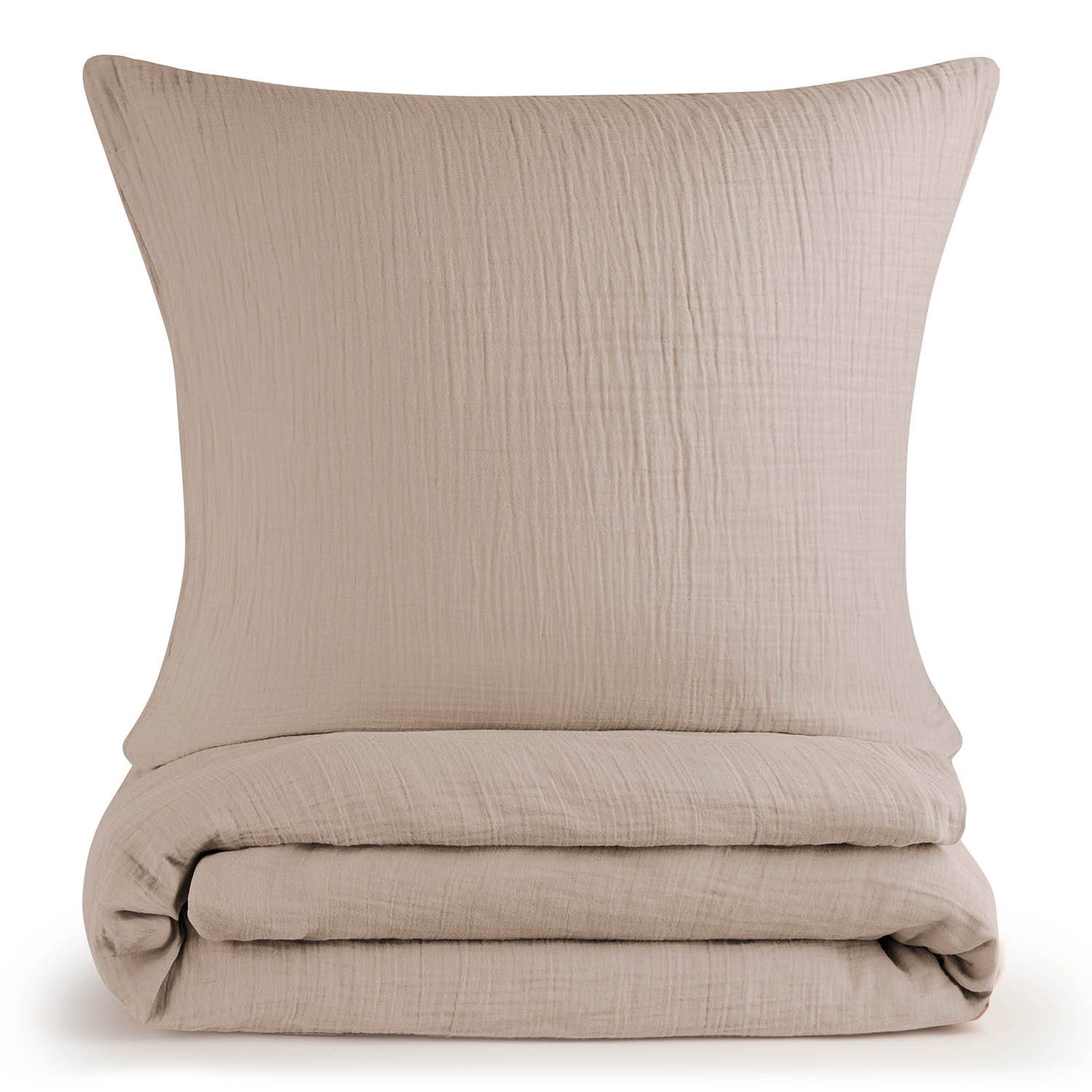 Blumtal Постільна білизна Musselin 100% Baumwolle im Set, Kopfkissenbezug & Deckenbezug, 2 teilig