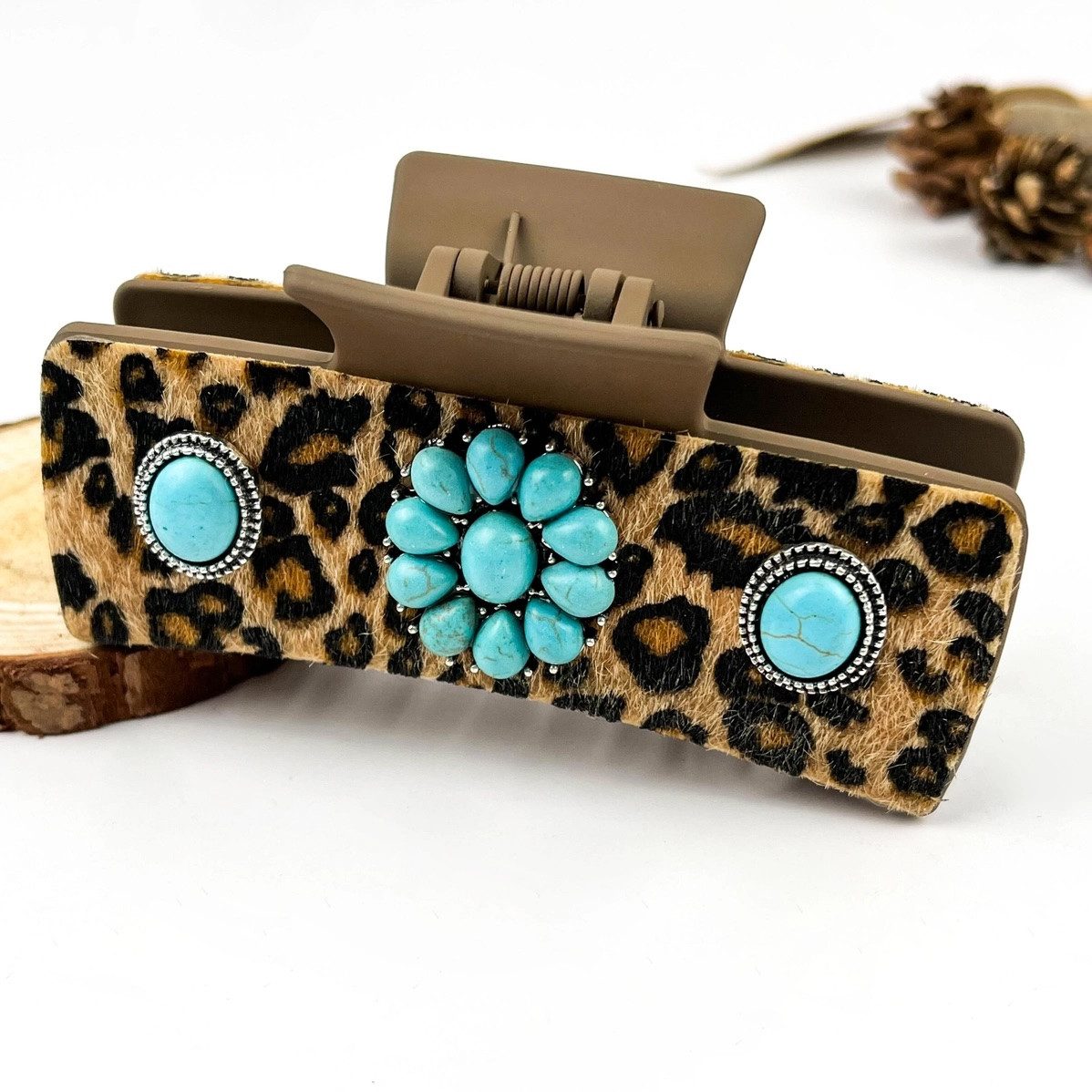 LK Trend & Style Haarspange Leopardenmuster, jedem Outfit das gewisse Etwas zu verleihen!