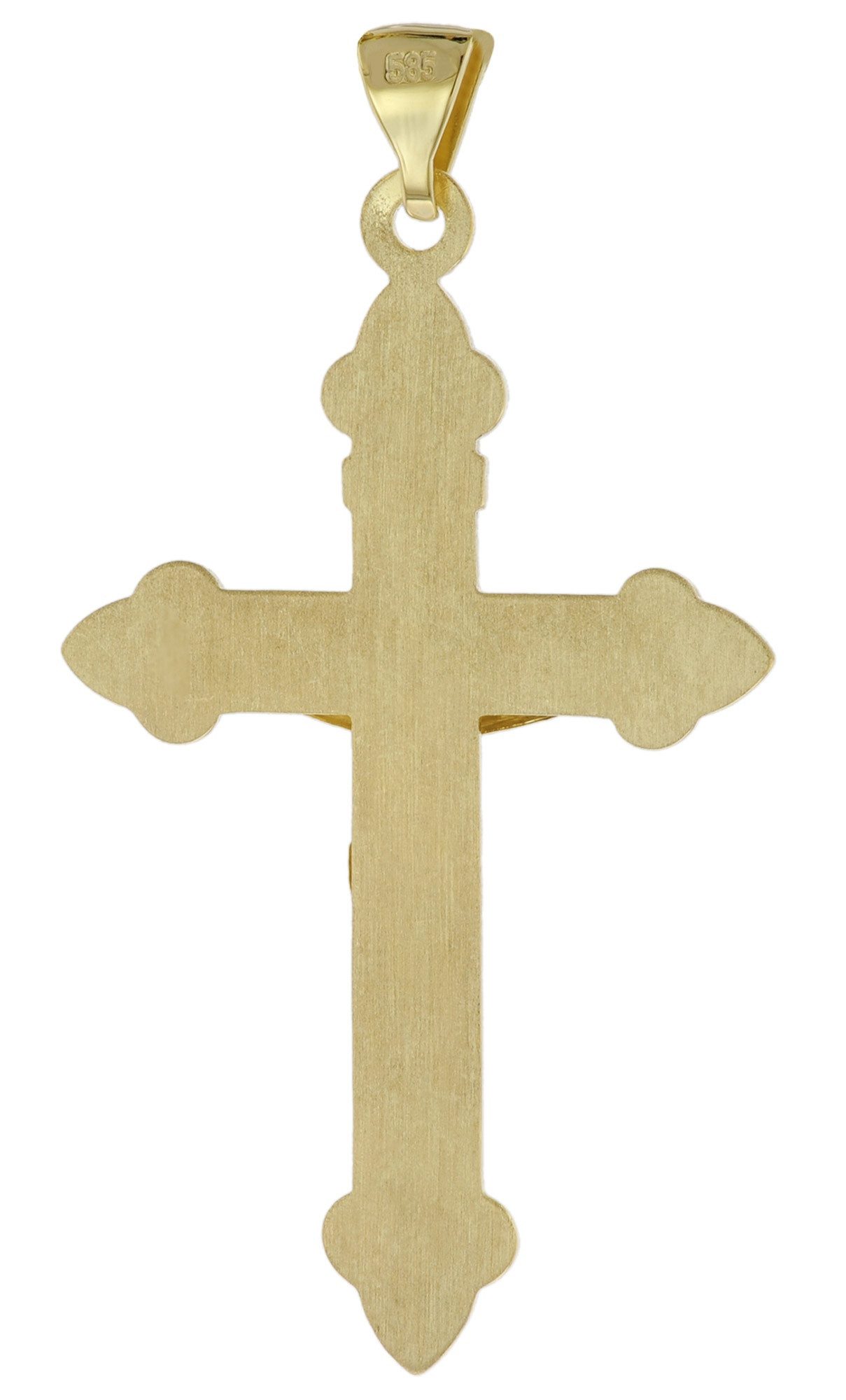 trendor Kreuzanhänger Kreuz- mit Korpus Gold günstig online kaufen