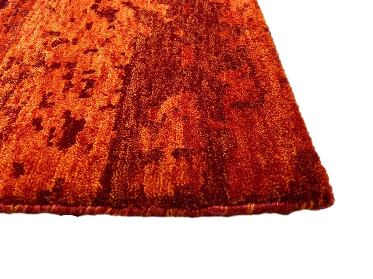 10 Handgeknüpfter Orientteppich Moderner Designteppich, Sadraa Nain mm Trading, / Orientteppich rechteckig, Höhe: 174x244