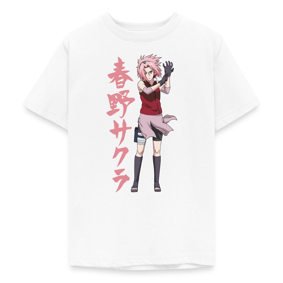 T-Shirt Naruto Shippuden Cooles Design Mit Sakura Teenager T-Shirt