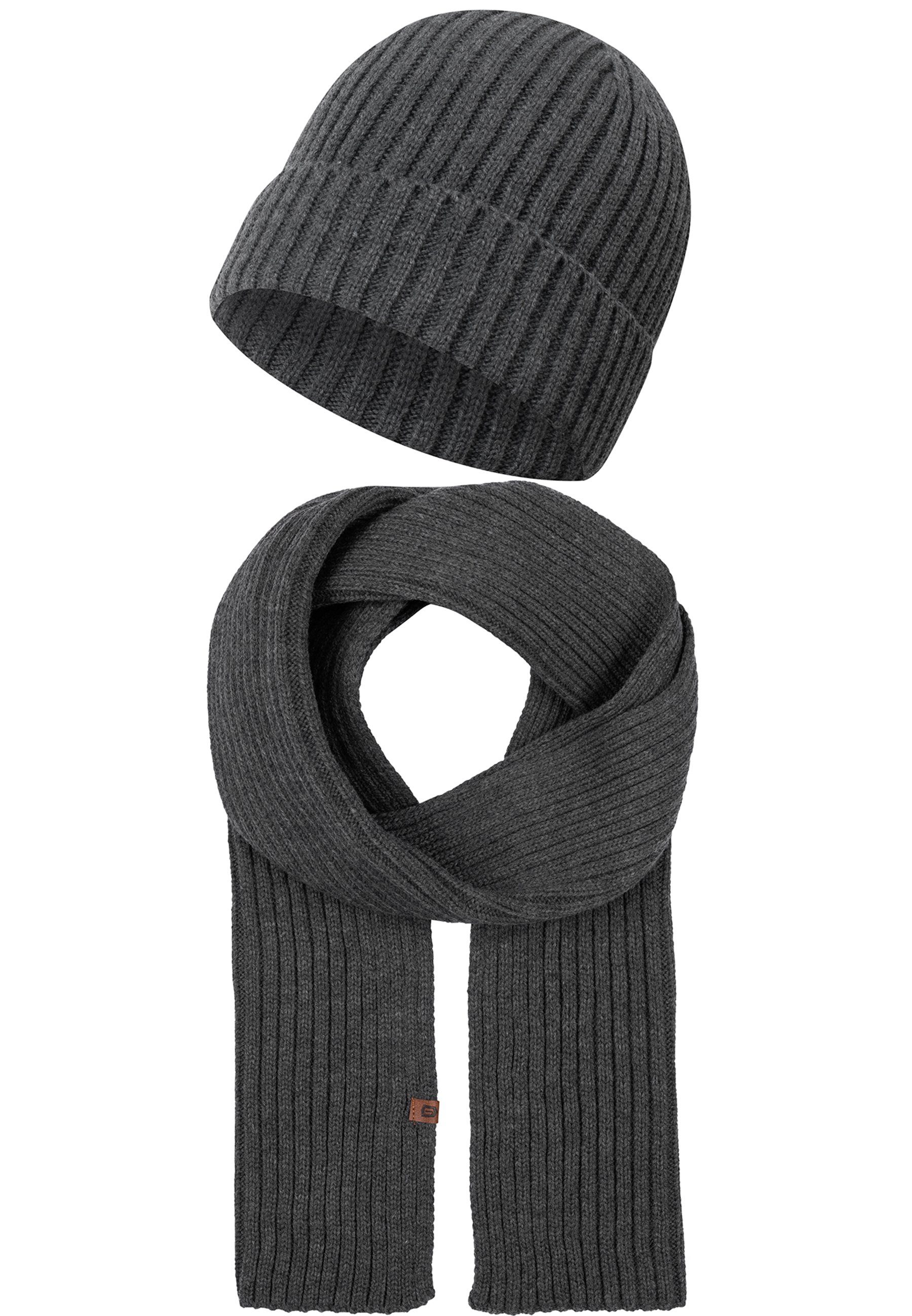 Indicode Strickmütze Geyser Set aus Mütze günstig online kaufen