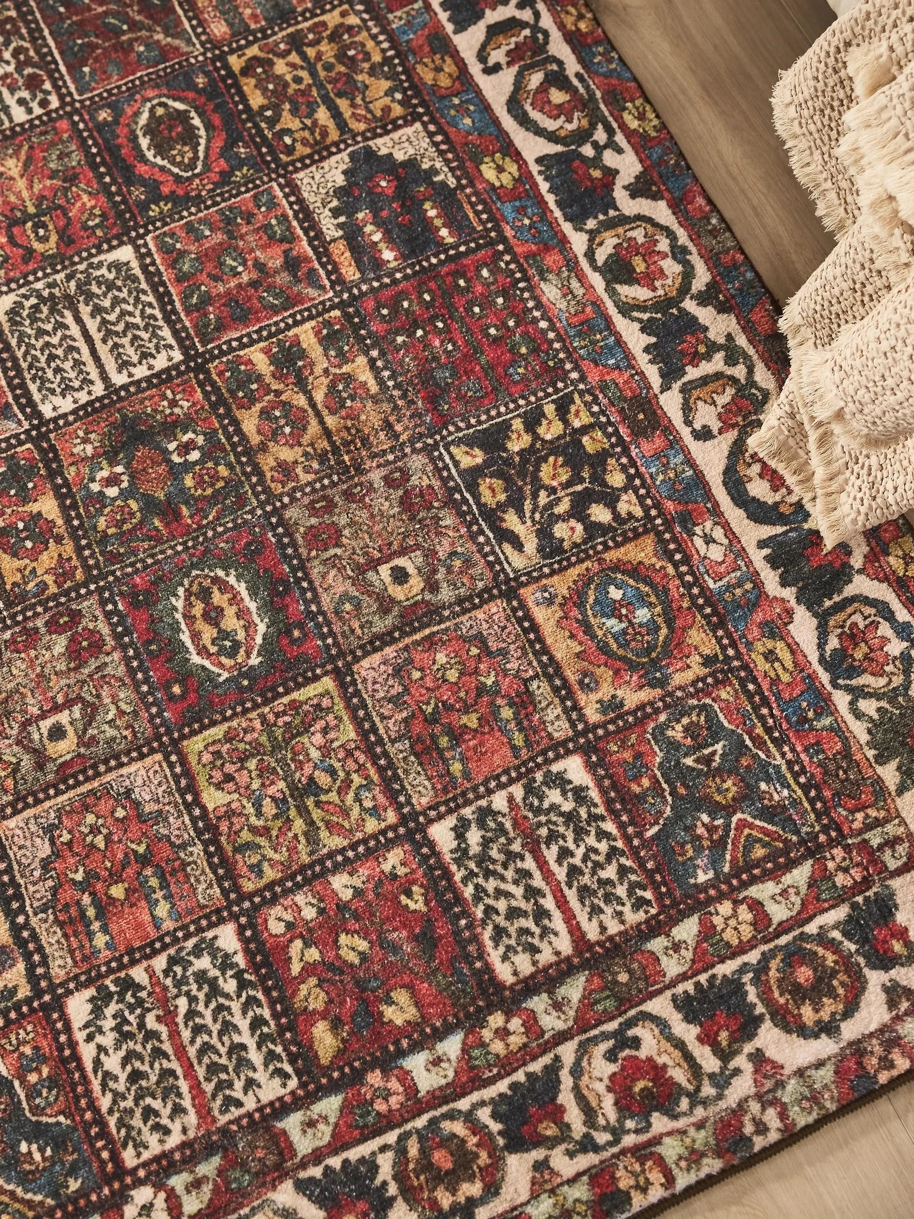 benuta Teppich Mara, rechteckig, Höhe: 6 mm, Kunstfaser, Berber, Ethno-Style, Wohnzimmer