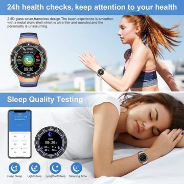 FANSANMY Sportmodi für Indoor- und Outdoor-Aktivitäten Smartwatch (Android iOS), Intelligente Uhr Optimale Unterstützung für Gesundheitsenthusiasten