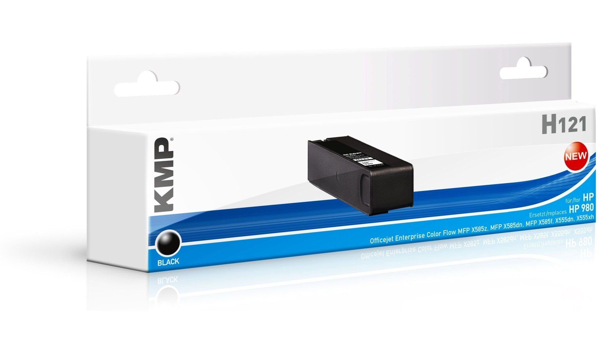 KMP KMP Tintenpatrone kompatibel für HP 980 (D8J10A) Tintenpatrone