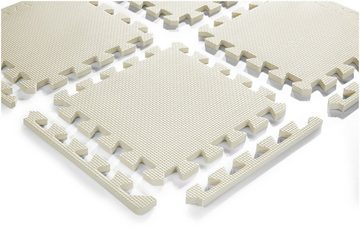 Moby-System Spielmatte Schaumstoffpuzzle 12-tlg., 120 x 90 x 1,2 cm mit Rand, Minze
