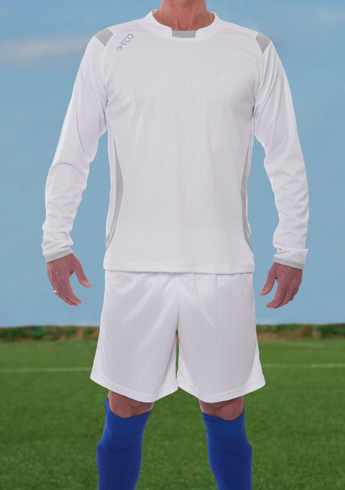 Geco Sportswear Fußball Stutzenstrümpfe perfekter Strumpfstutzen strapazierfähig CALIMA Stutzenstrümpfe Passform mit grün
