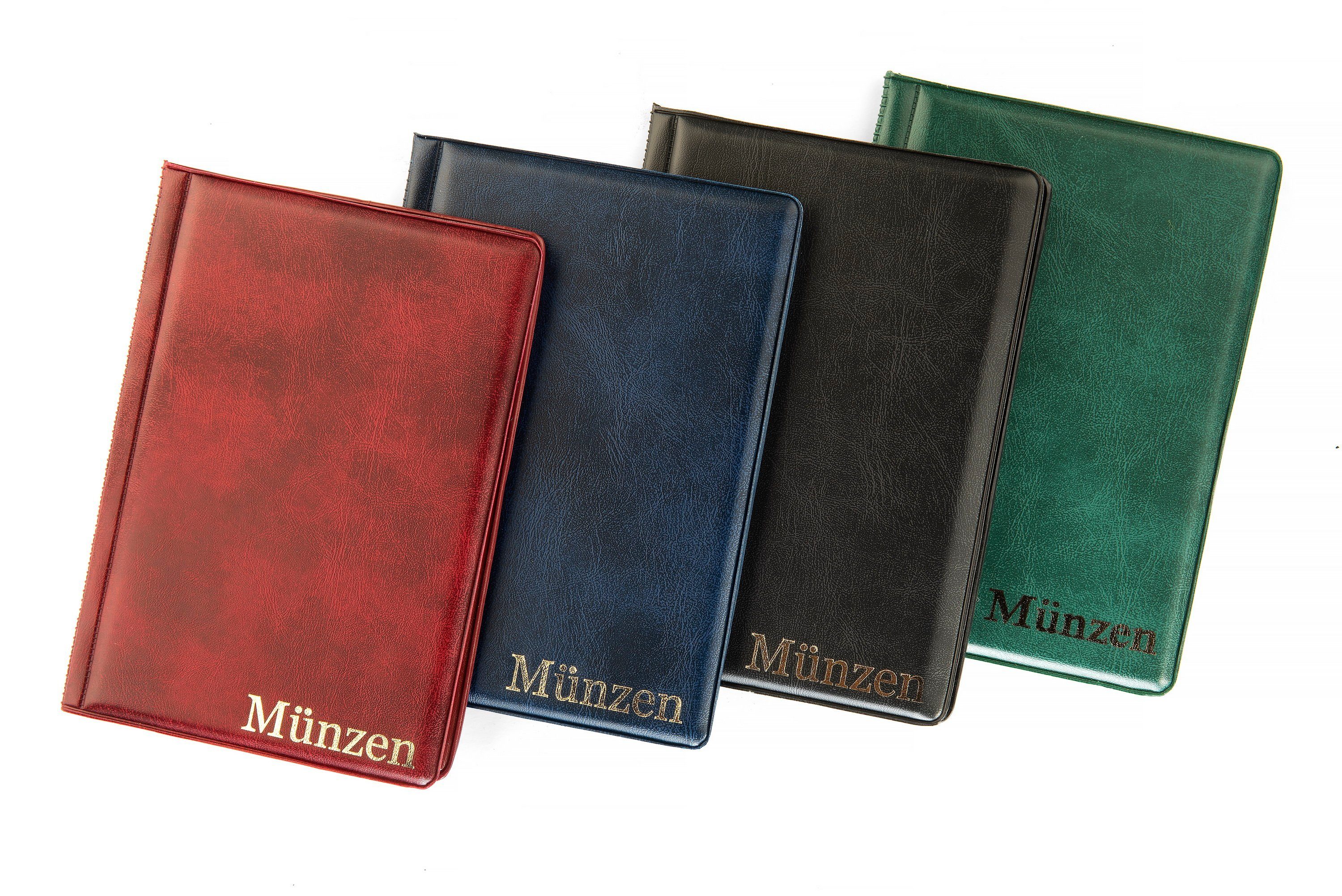 MC.Sammler Sammleretui MC.Sammler Münzalbum für 108 Diverse Münzen, Grün