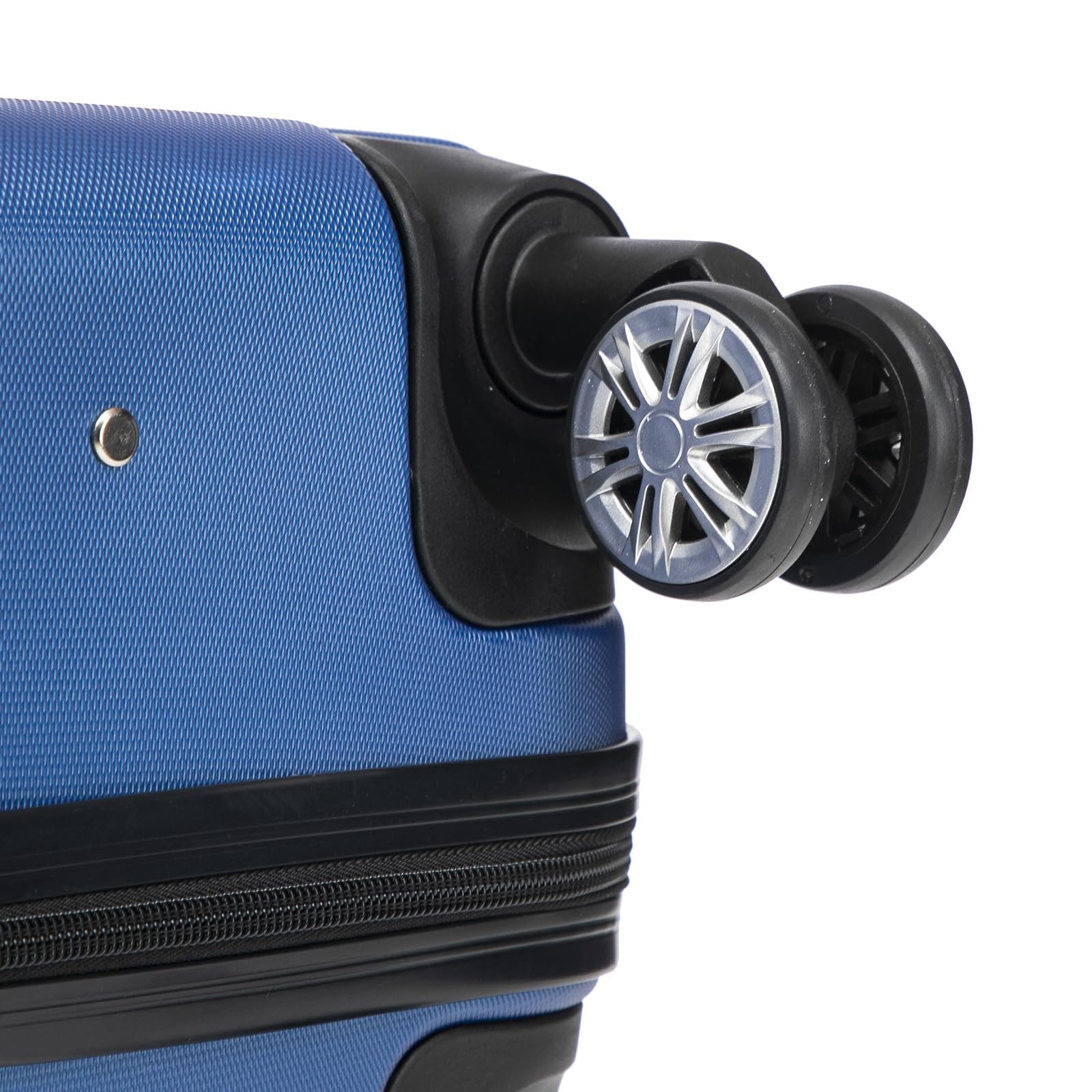 YONSLY Hartschalen-Trolley Reisekoffer, Rollkoffer Handgepäck,Zahlenschloss, 4 Rollen, Weichem Gummigriff Robuster ABS-Koffer für Langstreckenreisen
