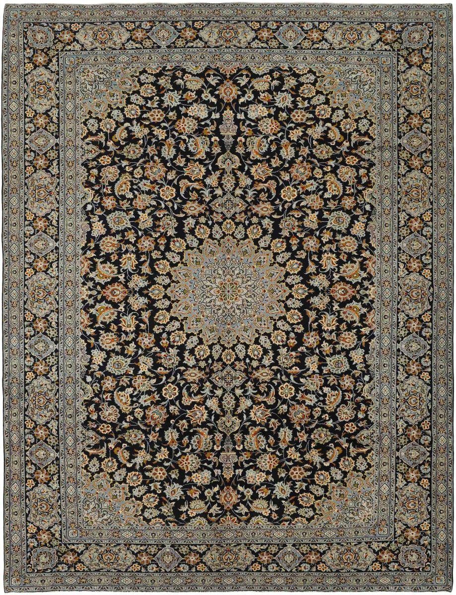 Orientteppich Keshan 316x414 Handgeknüpfter Orientteppich / Perserteppich, Nain Trading, rechteckig, Höhe: 12 mm