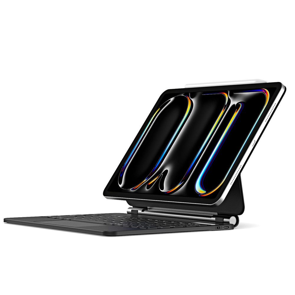Dux Ducis Tastaturhülle Touchpad Funktastatur Tablet-Tastatur (Touchpad, 7-Farben-Beleuchtung, Bluetooth 5.2)