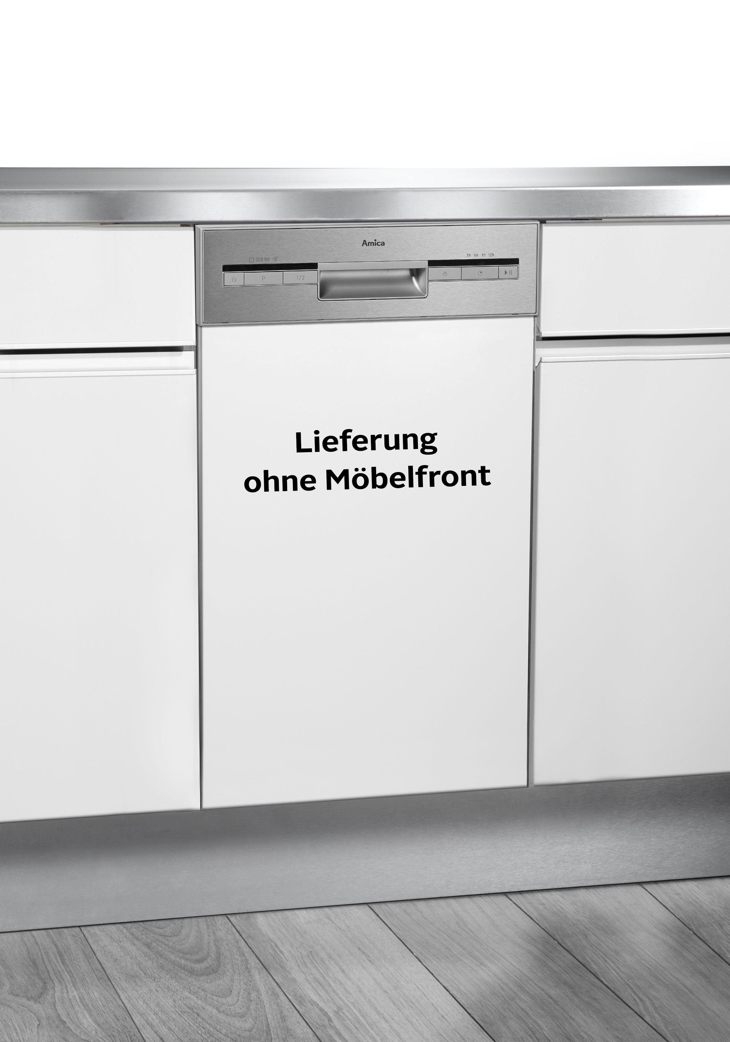 Amica teilintegrierbarer Geschirrspüler EGSP 14695-1 E, 9 Maßgedecke, Sauber, einfach, flexibel – dein Helfer für jeden Abwasch