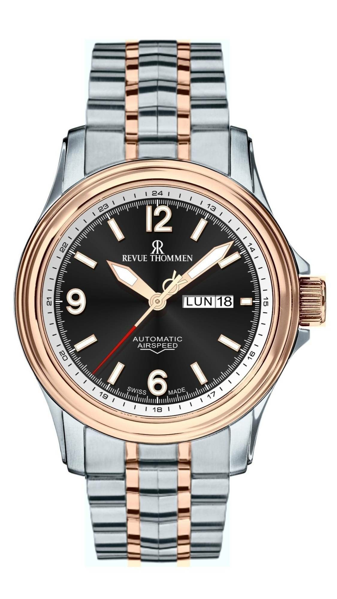 Revue Thommen Quarzuhr Analoguhr für Herren, (1-tlg)