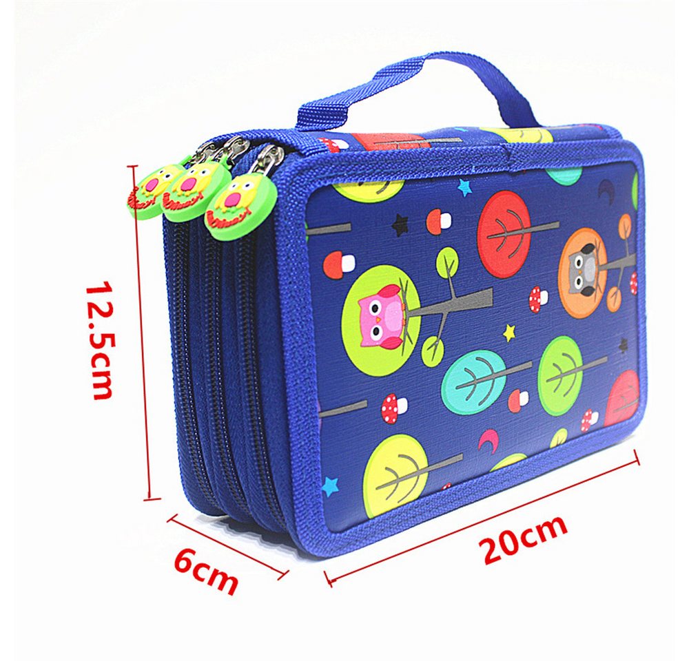 Thumbnail - Coonoor Federmäppchen Federtasche Große Kapazität Bleistift Beutel Stiftemappe, für Mädchen Jungen Einschulung Schulanfa...