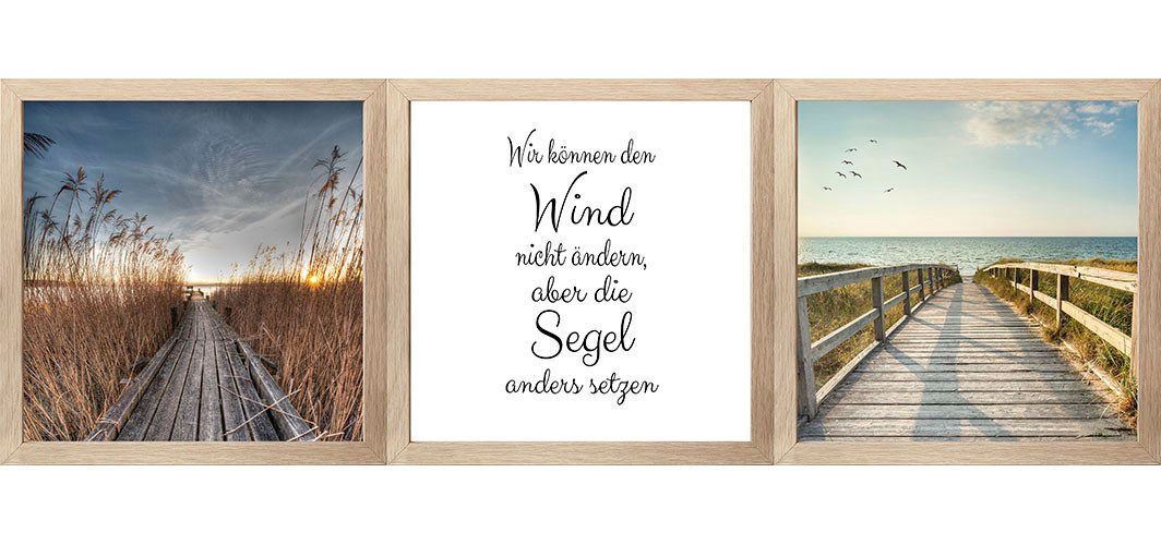 Bönninghoff Bild mit Rahmen, Landschaft, Meer günstig online kaufen
