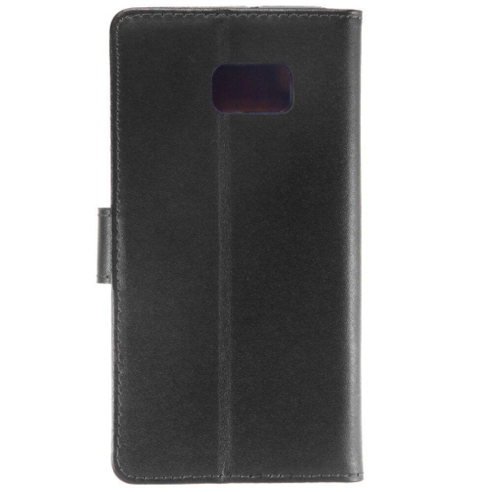 Handytasche Leder Handyhülle für Samsung Galaxy S6 Edge Plus Schwarz 4250710564811 (Book Cover)