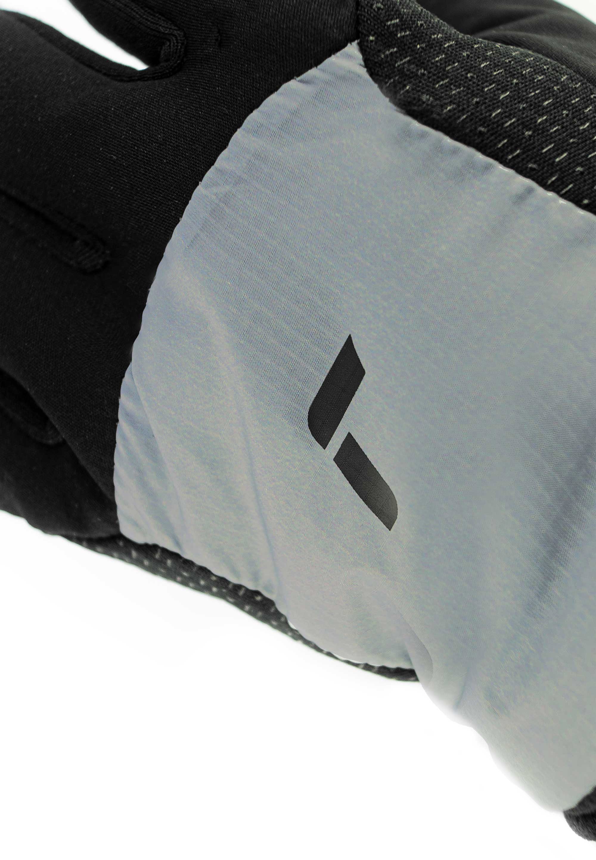Touchscreen-Funktion Skihandschuhe mit Reusch Hybrid praktischer grau-schwarz Garhwal