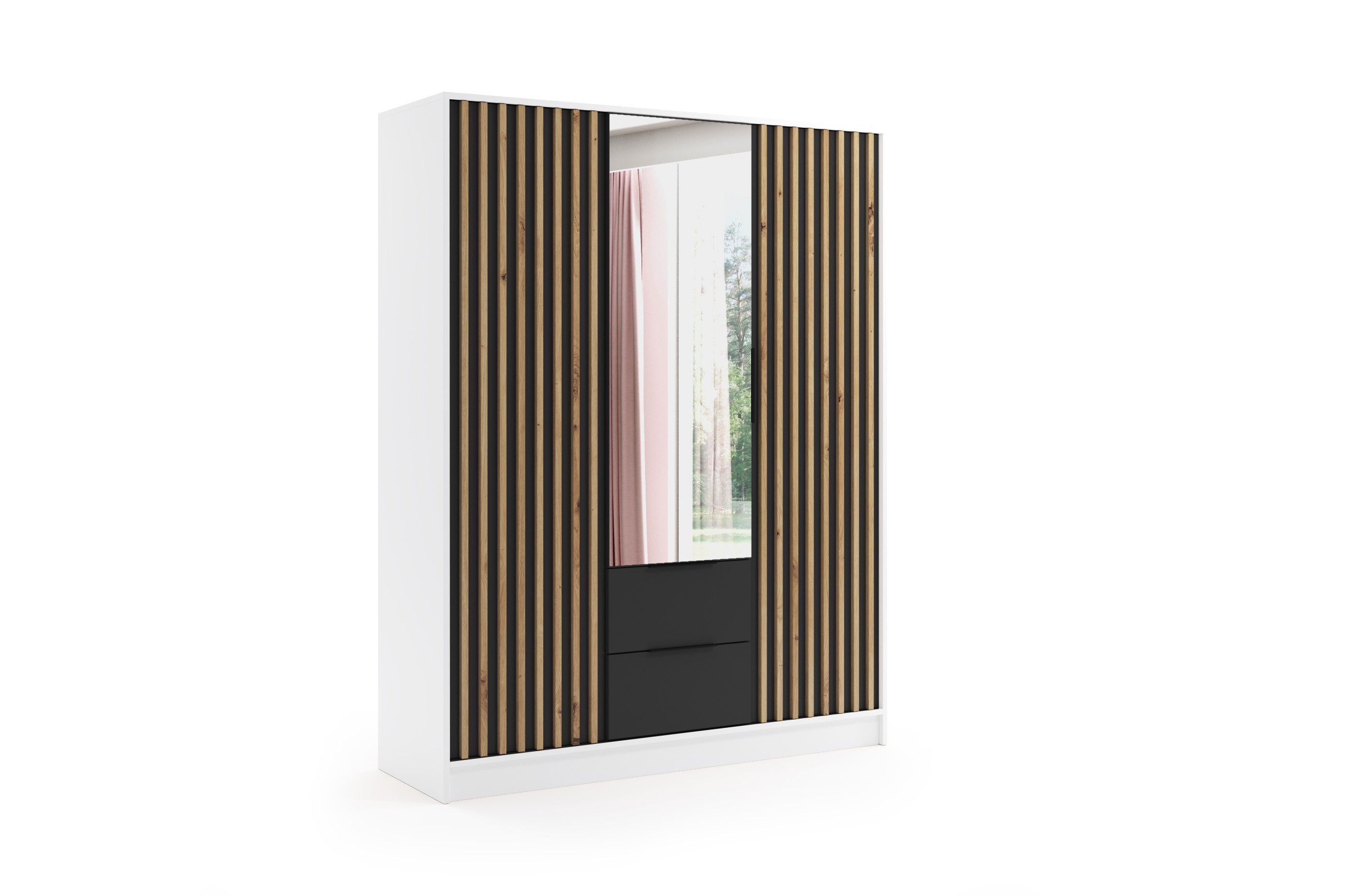 ALTDECOR Drehtürenschrank NERA (Kleiderschrank Garderobenschrank mit günstig online kaufen