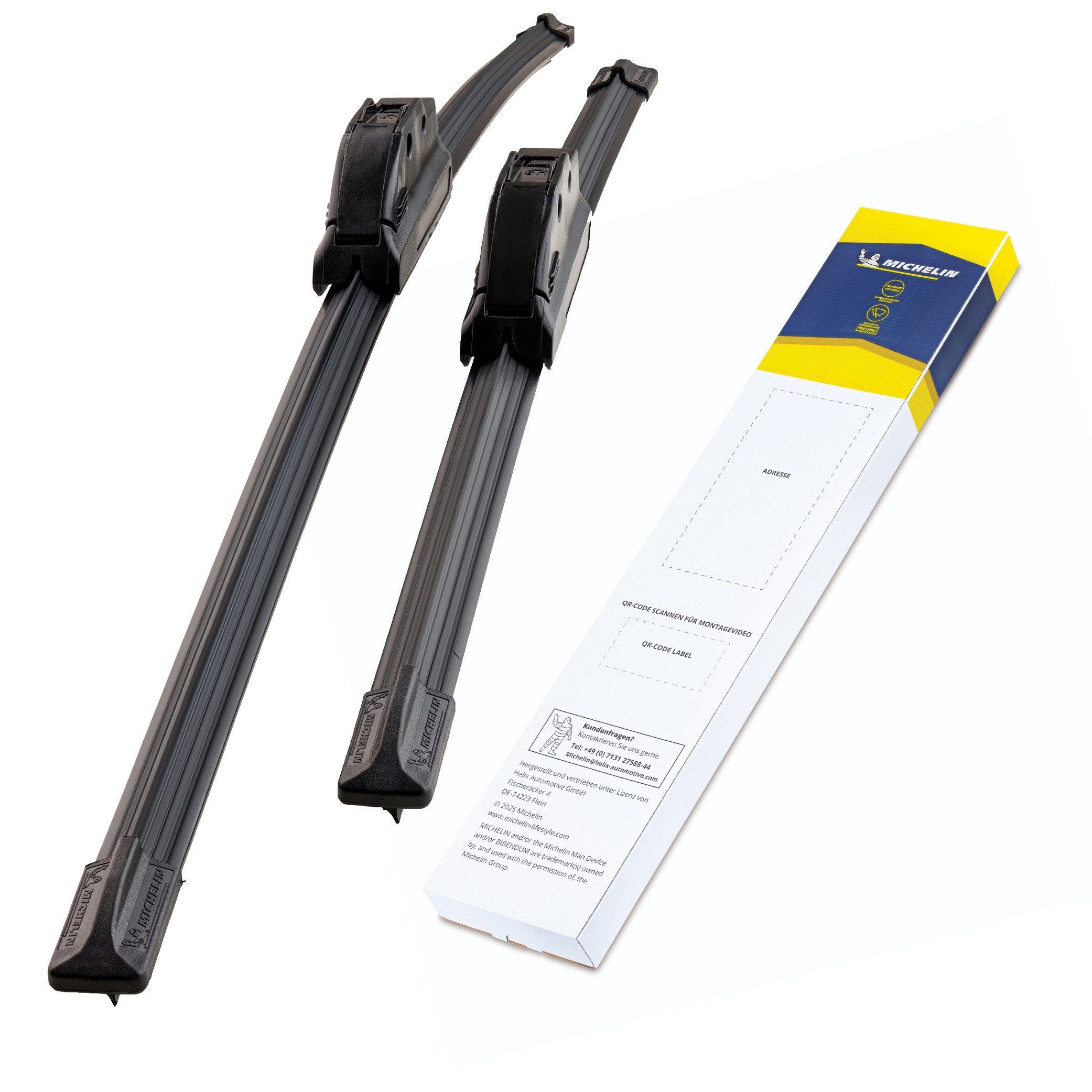 Michelin Scheibenwischblätter Perfect Fit 157 Scheibenwischer 2er Set Audi Honda Jeep MG uvm.