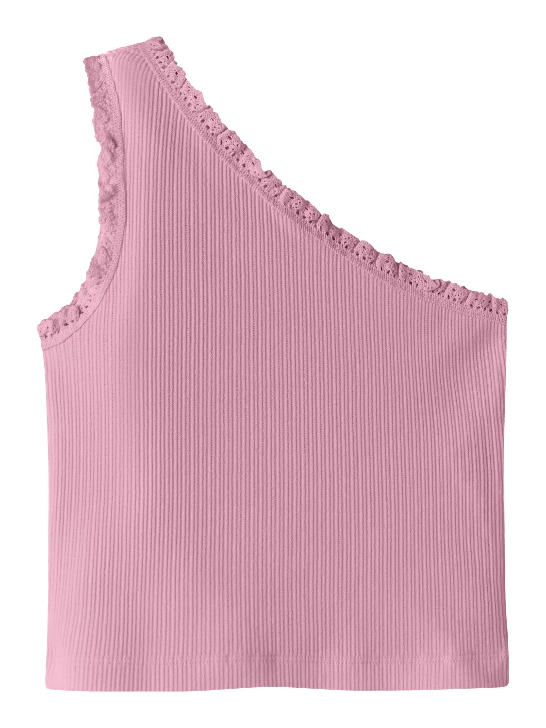 Name It One-Shoulder-Top NKFJABINA ONESHOULDER SHORT TOP 2P (Packung, 2-tlg) Baumwollmischung, slim fit