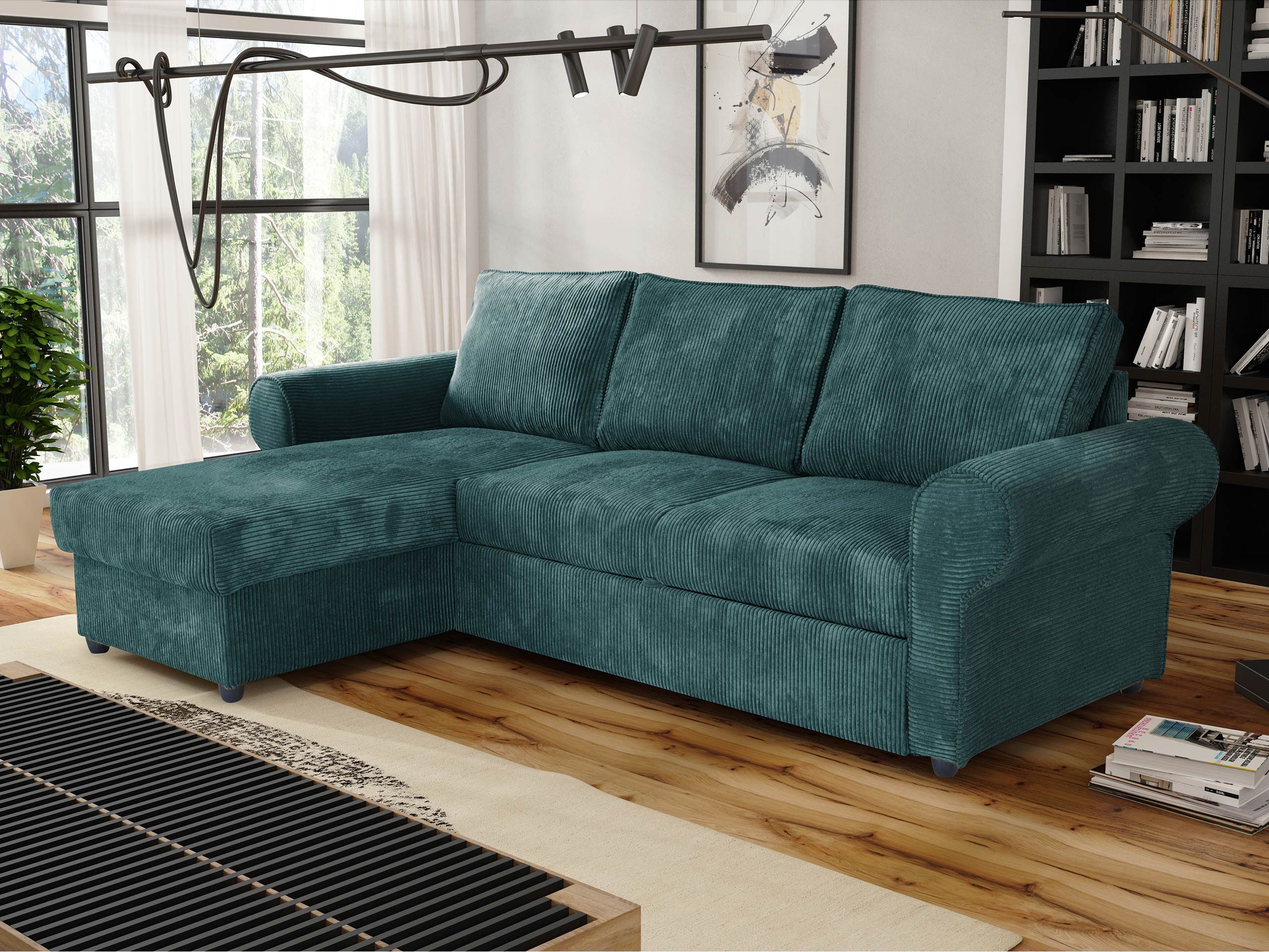 MIRJAN24 Ecksofa Monaco Cord, mit Schlaffunktion günstig online kaufen