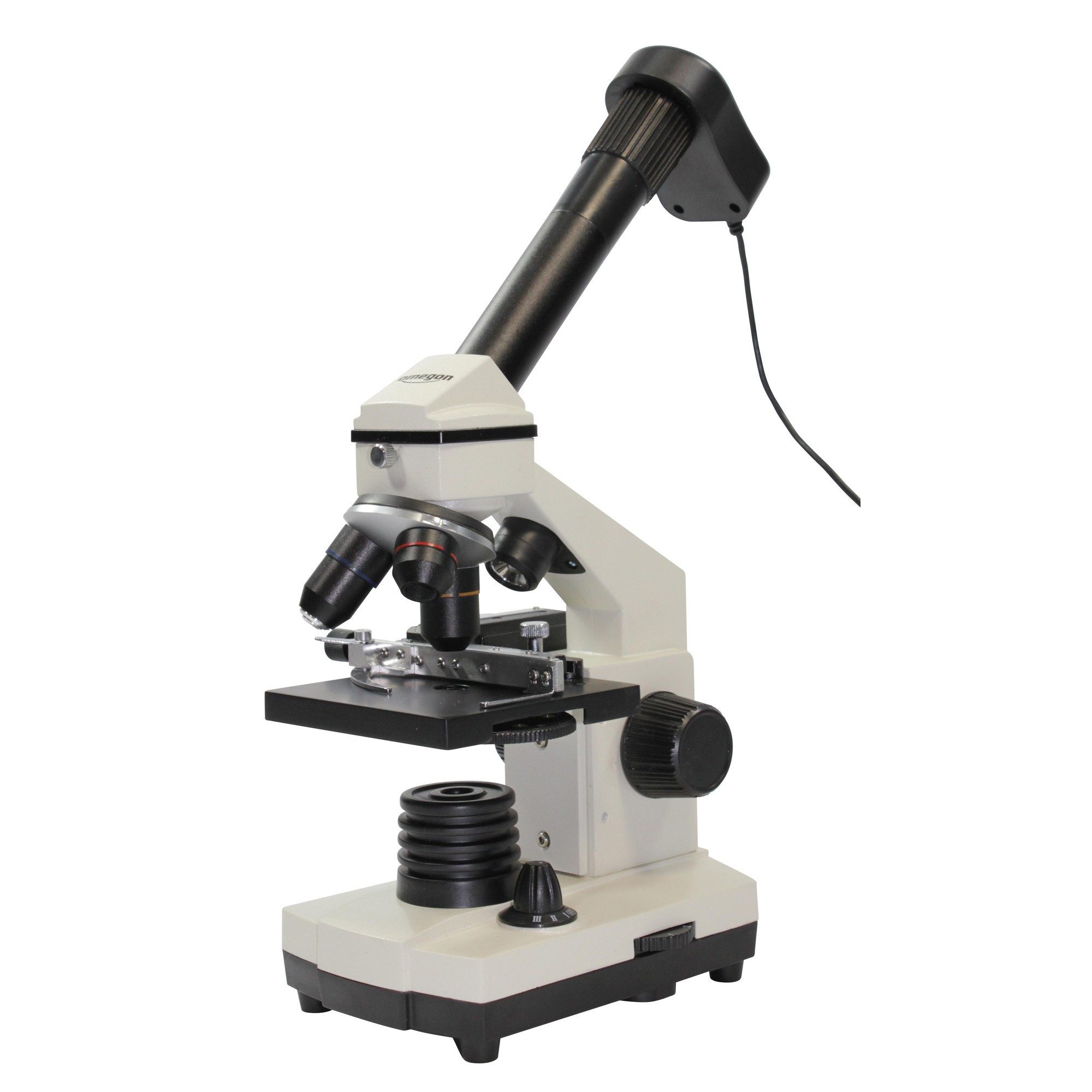 Omegon Mikroskop MonoView, MicroStar, achromat, 1280x, LED Auf- und Durchlichtmikroskop