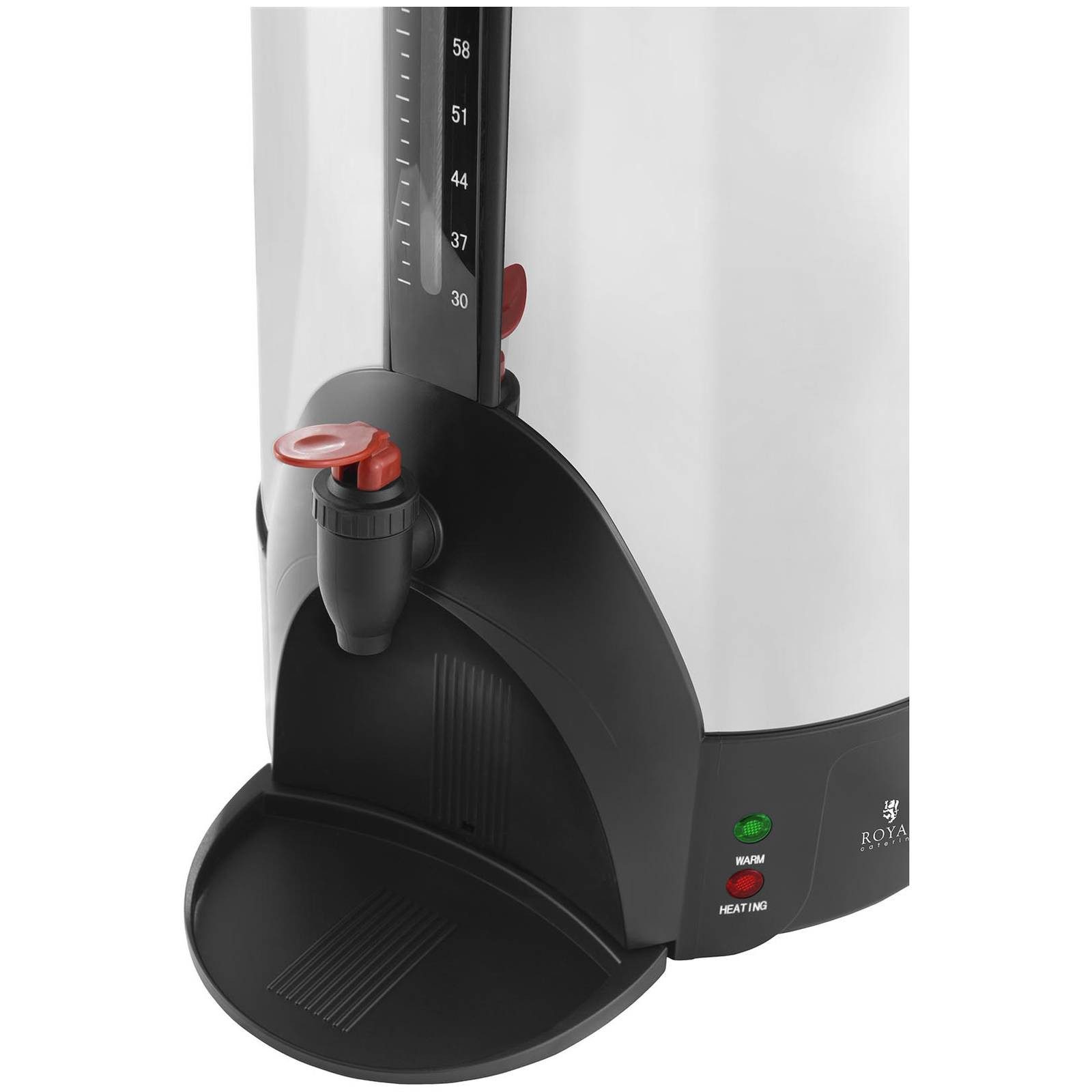 Royal Catering Filterkaffeemaschine RCKM-20, 16l Kaffeekanne, 16 L Rundfilter Kaffeebereiter Warmhaltefunktion Abtropfschale Gastro