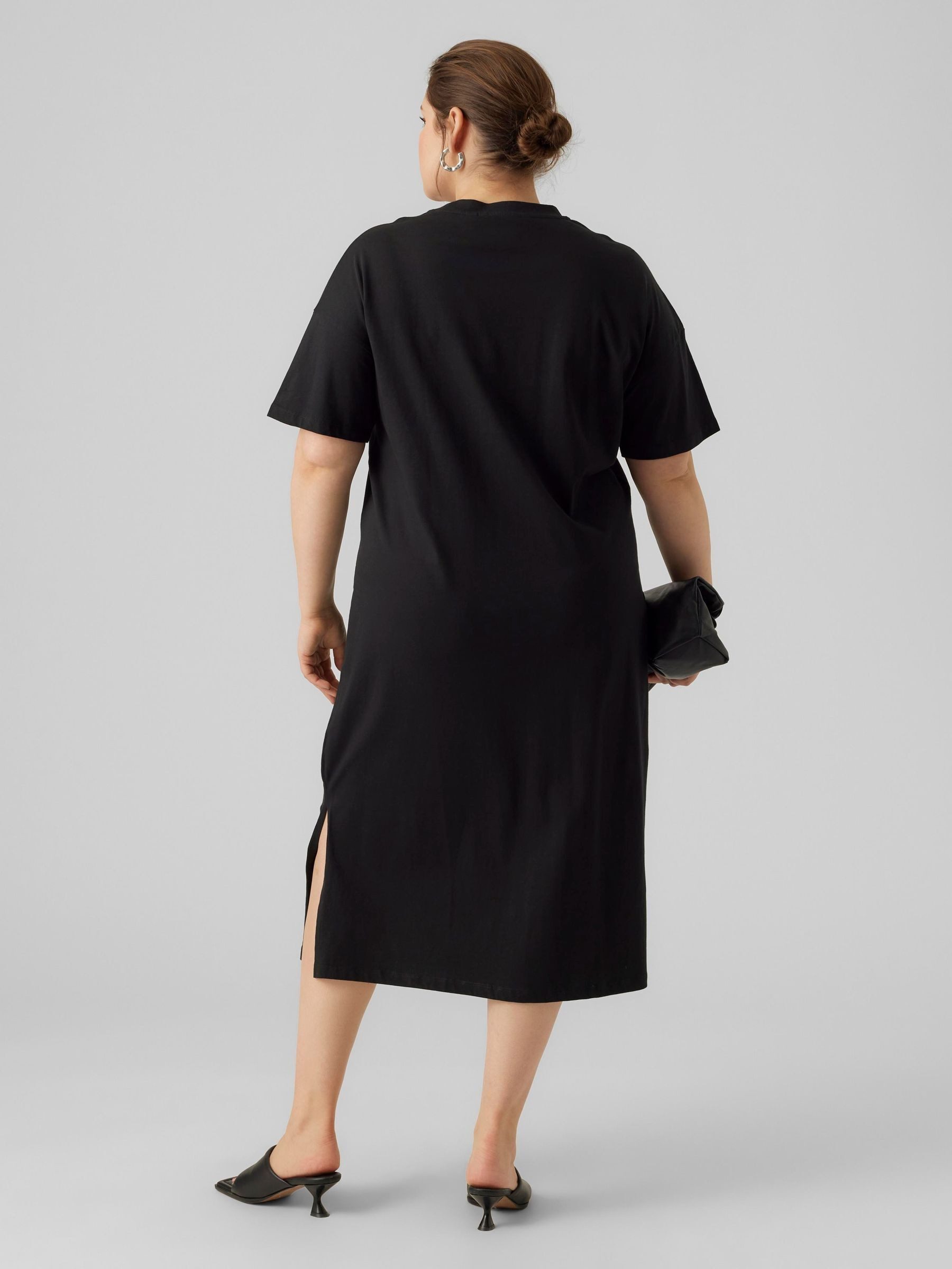 Vero Moda Curve Jerseykleid VMCMOLLY SS OVERSIZE CALF DRESS NOOS CUR