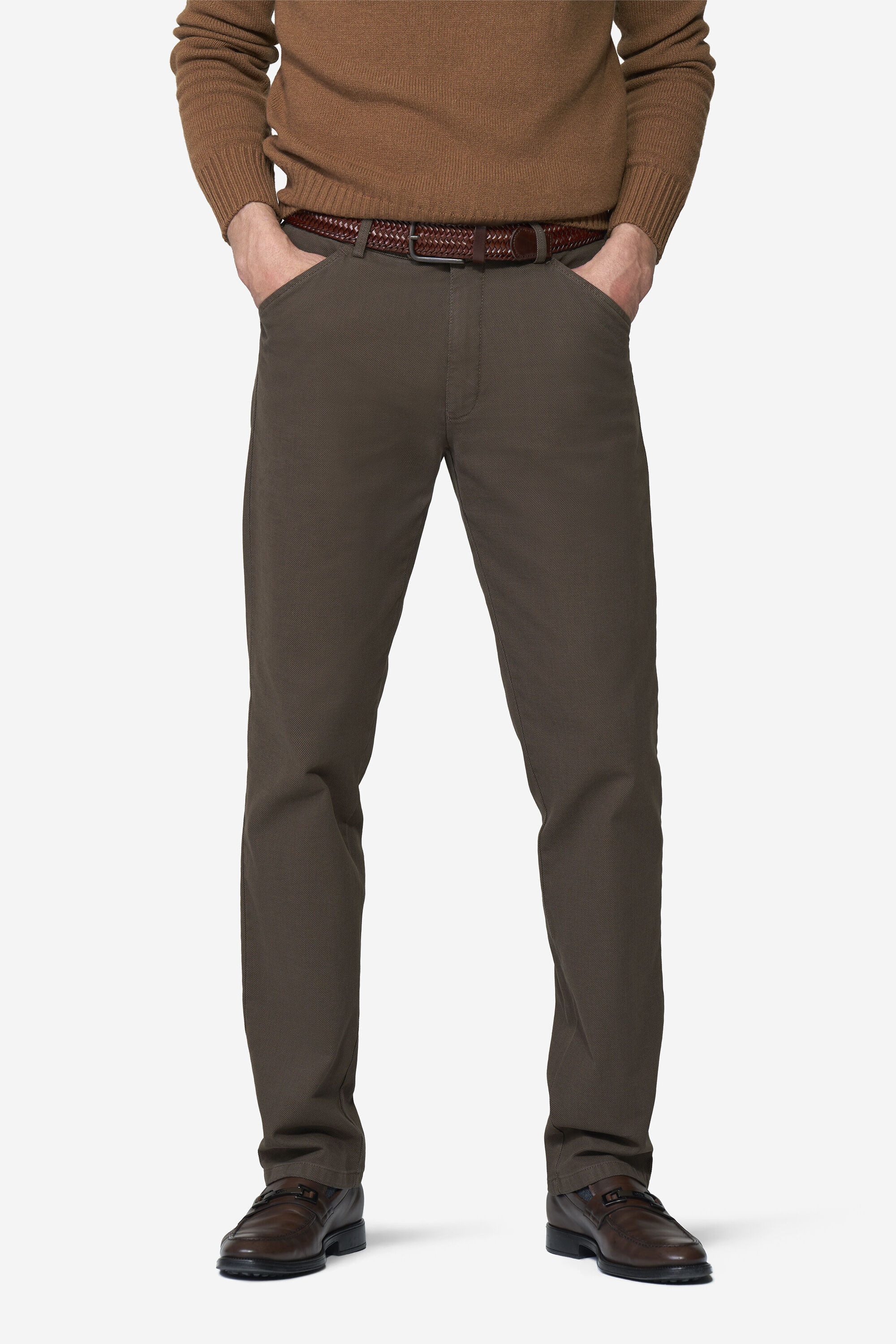 MEYER Chinos Chicago 2-5628 raffiniert eingearbeitete Micro Structure