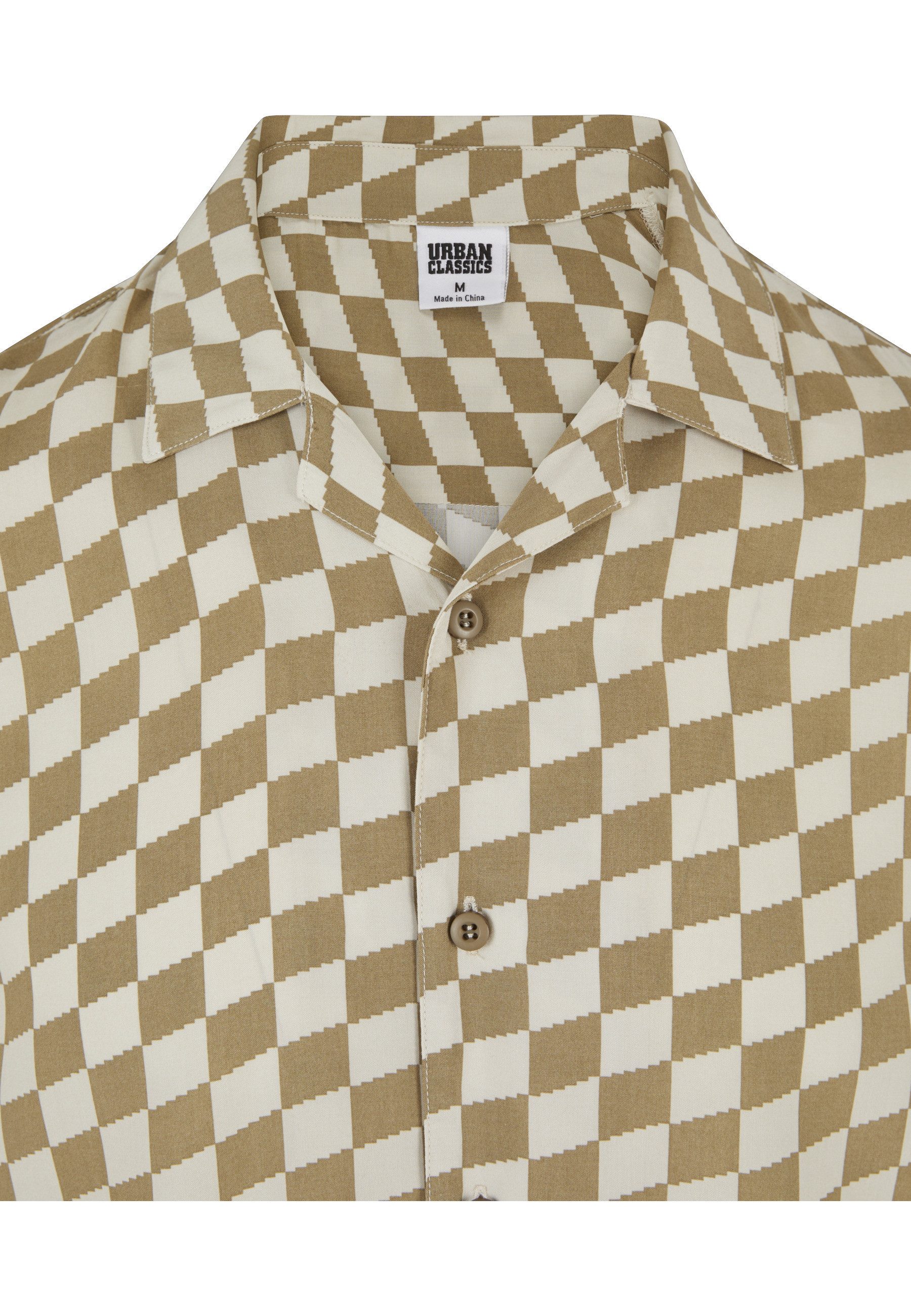 URBAN CLASSICS T-Shirt Urban Classics Herren Viscose AOP Resort Shirt (1-tlg)