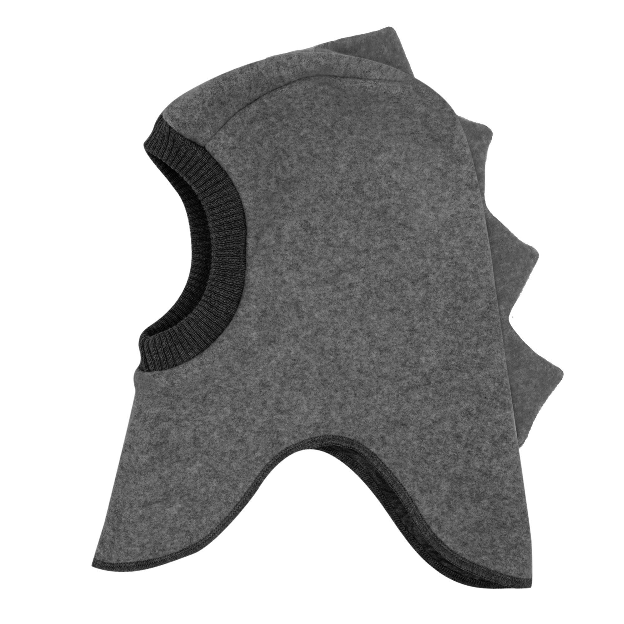 MAXIMO Schlupfmütze GOTS MINI-Schlupfmütze Dino Baumwollfleece, Jerseyfutter (1-St) Baumwollfleece