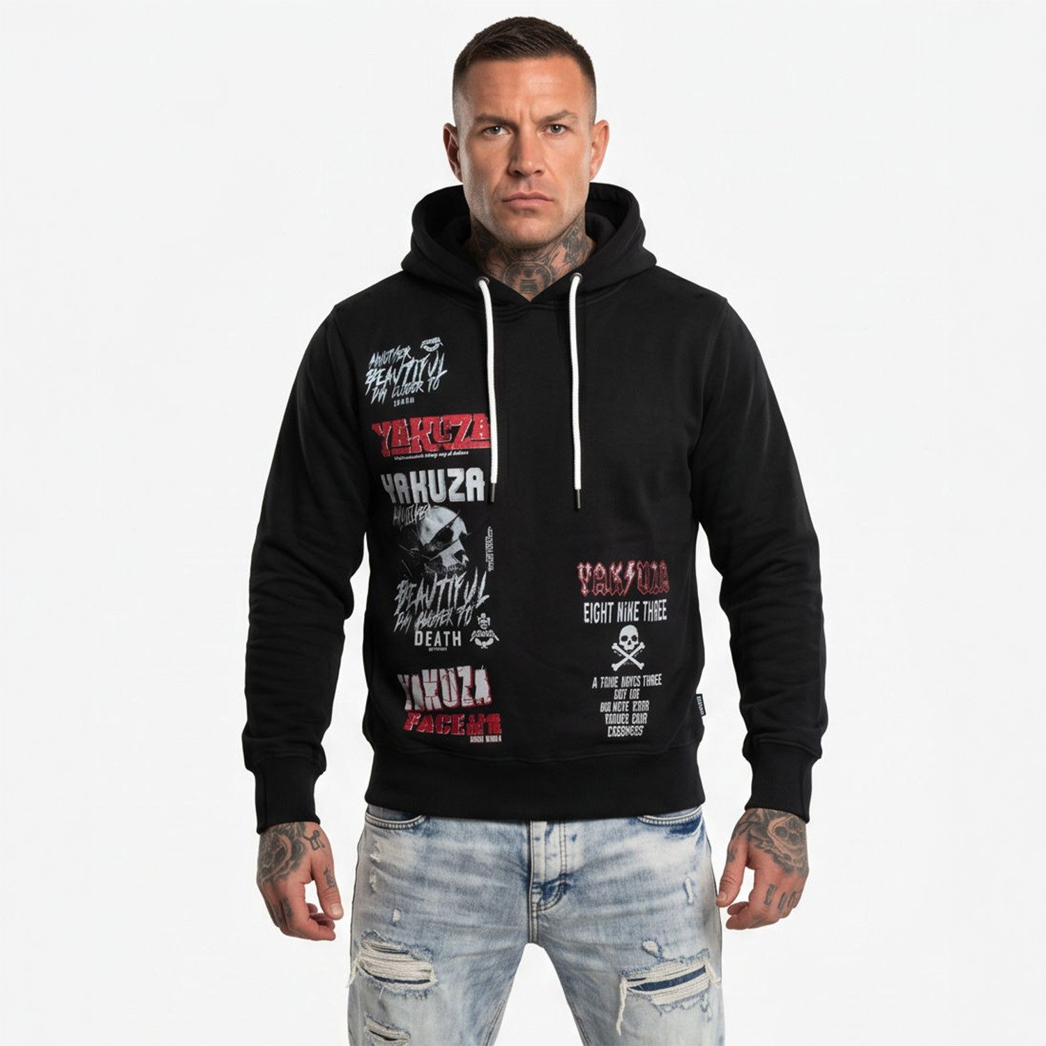 YAKUZA Hoodie Patchwork