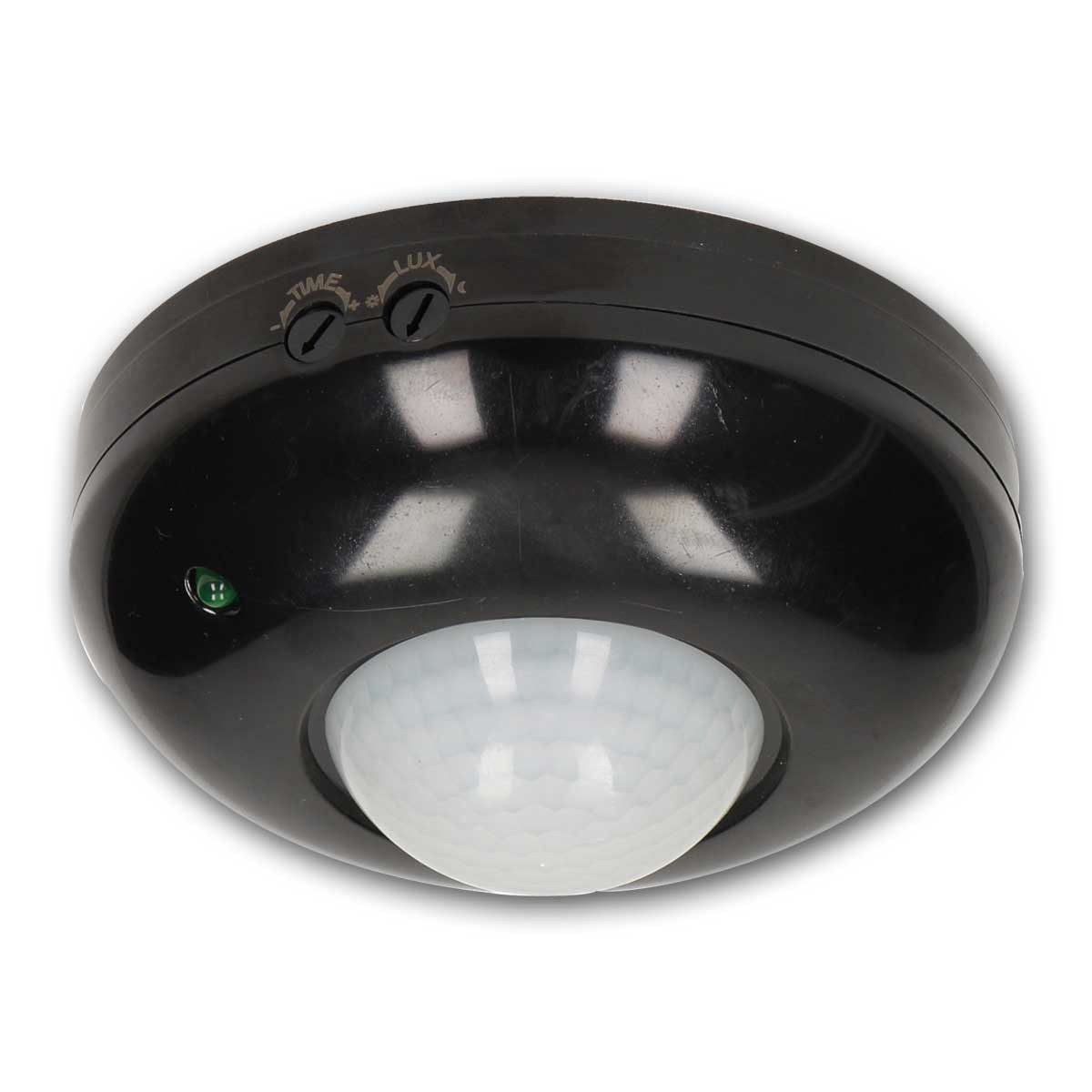 Orno Bewegungsmelder Decken-Bewegungsmelder 360°, schwarz, LED-geeignet