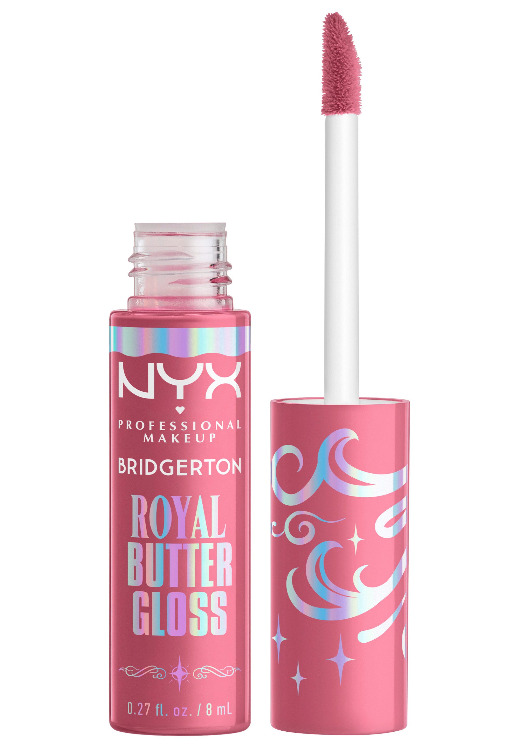 NYX PROFESSIONAL MAKEUP Lipgloss BRIDGERTON ROYAL BUTTER GLOSS, seidig glatt und butterweich