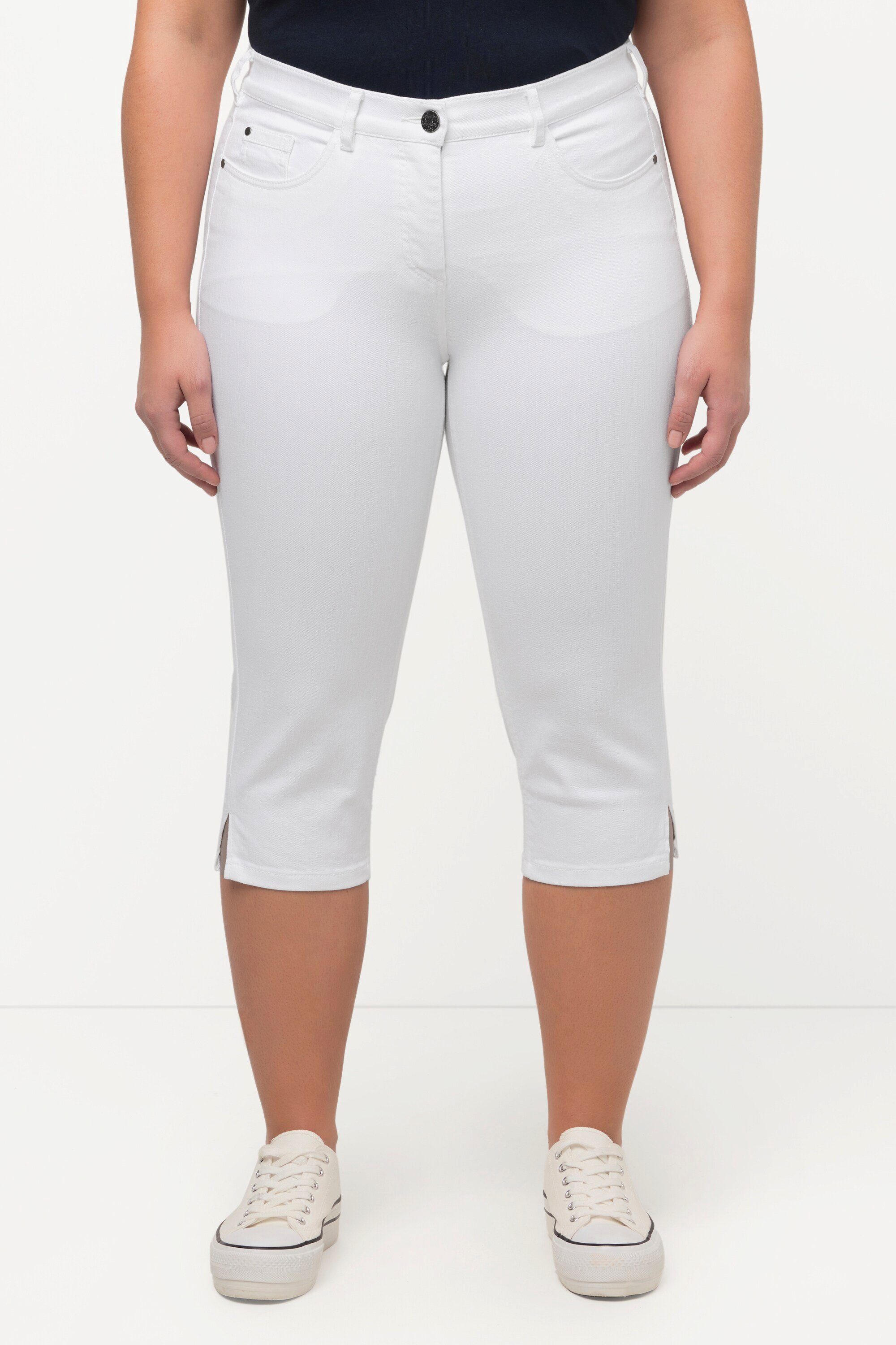 Ulla Popken Funktionshose Capri Jeans Sarah schmale 5-Pocket-Form