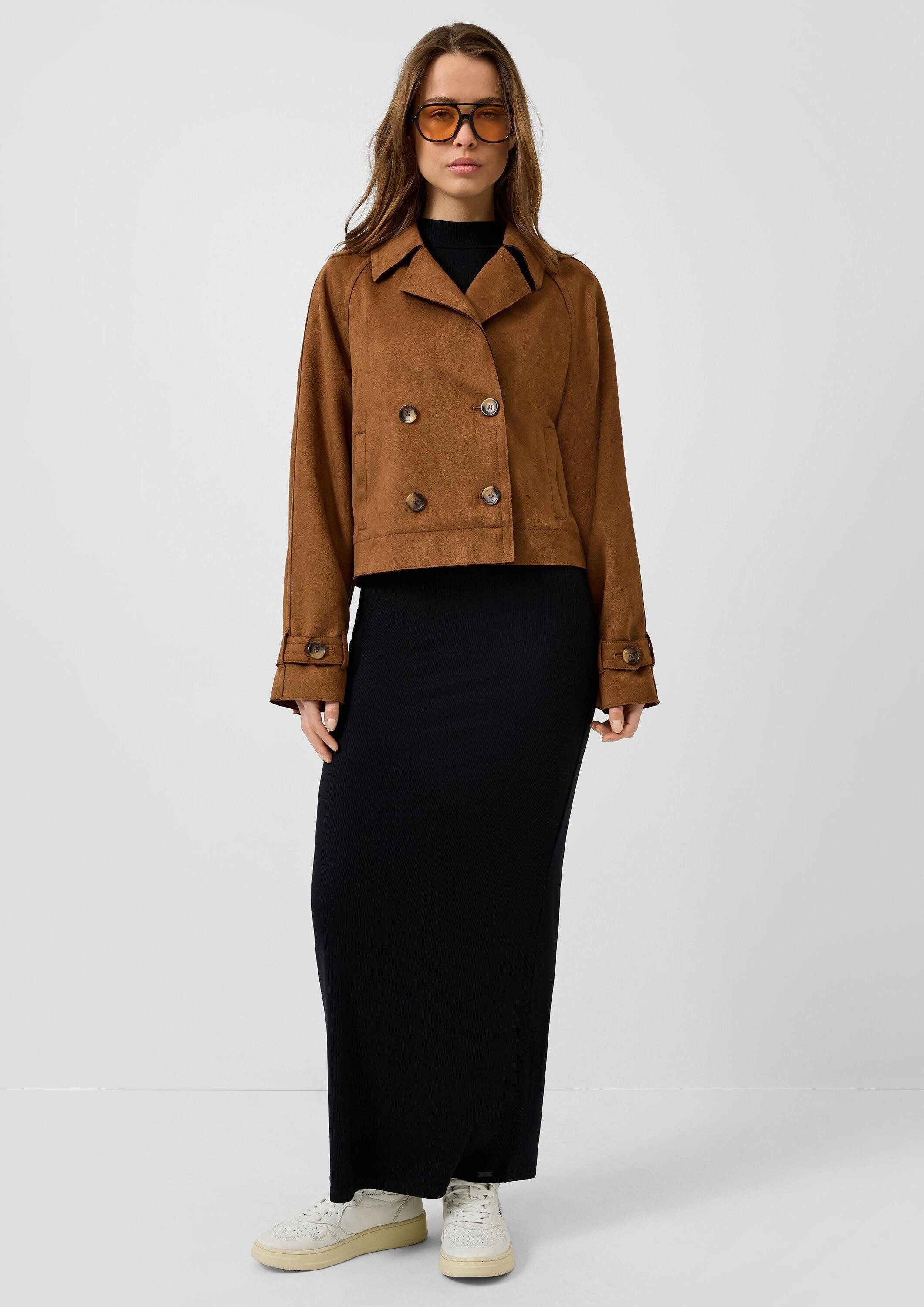 QS Funktionsjacke Outdoor-Jacke Kurztrench