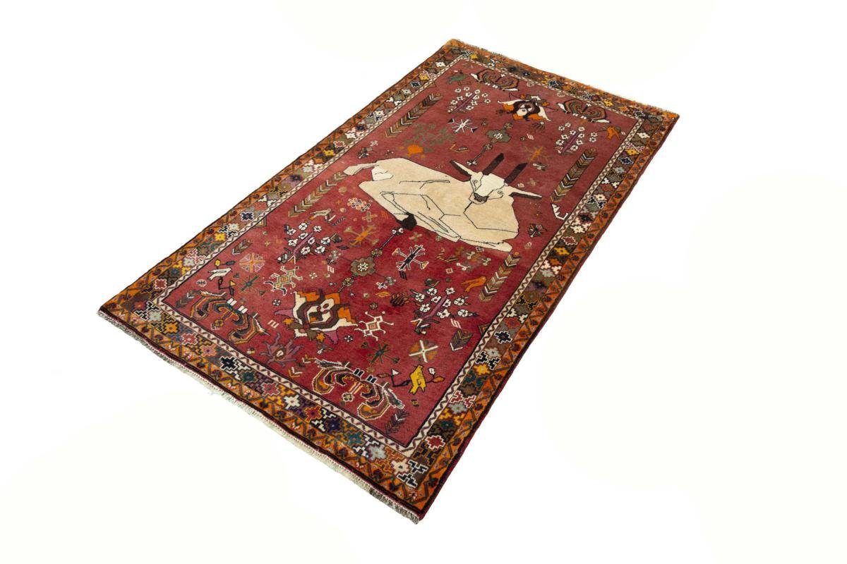 Perserteppich Läufer, Trading, 10 rechteckig, Nain Orientteppich / Orientteppich Shiraz Handgeknüpfter 109x199 mm Höhe: