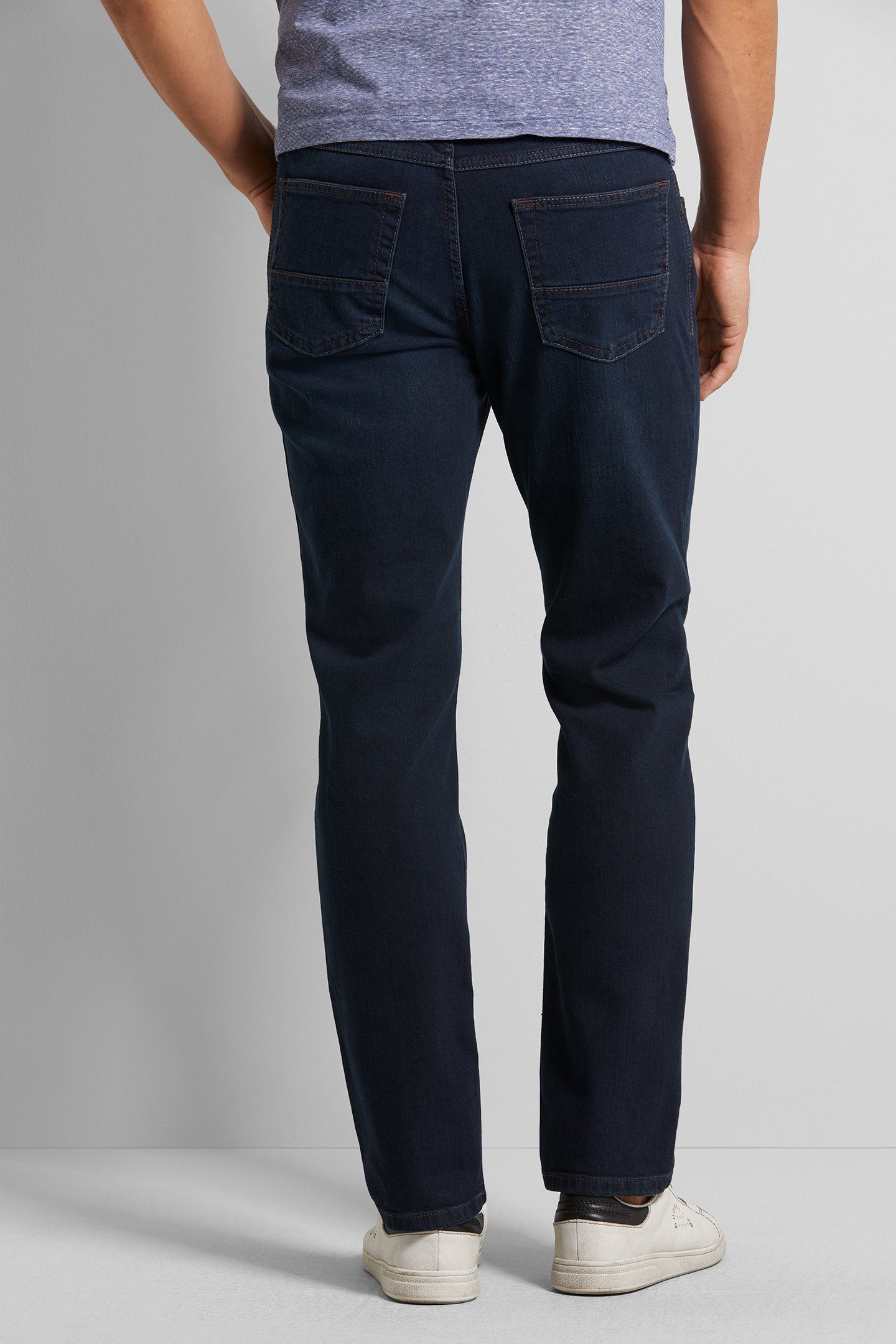 5-Pocket-Jeans mit Comfort Stretch blau-schwarz bugatti