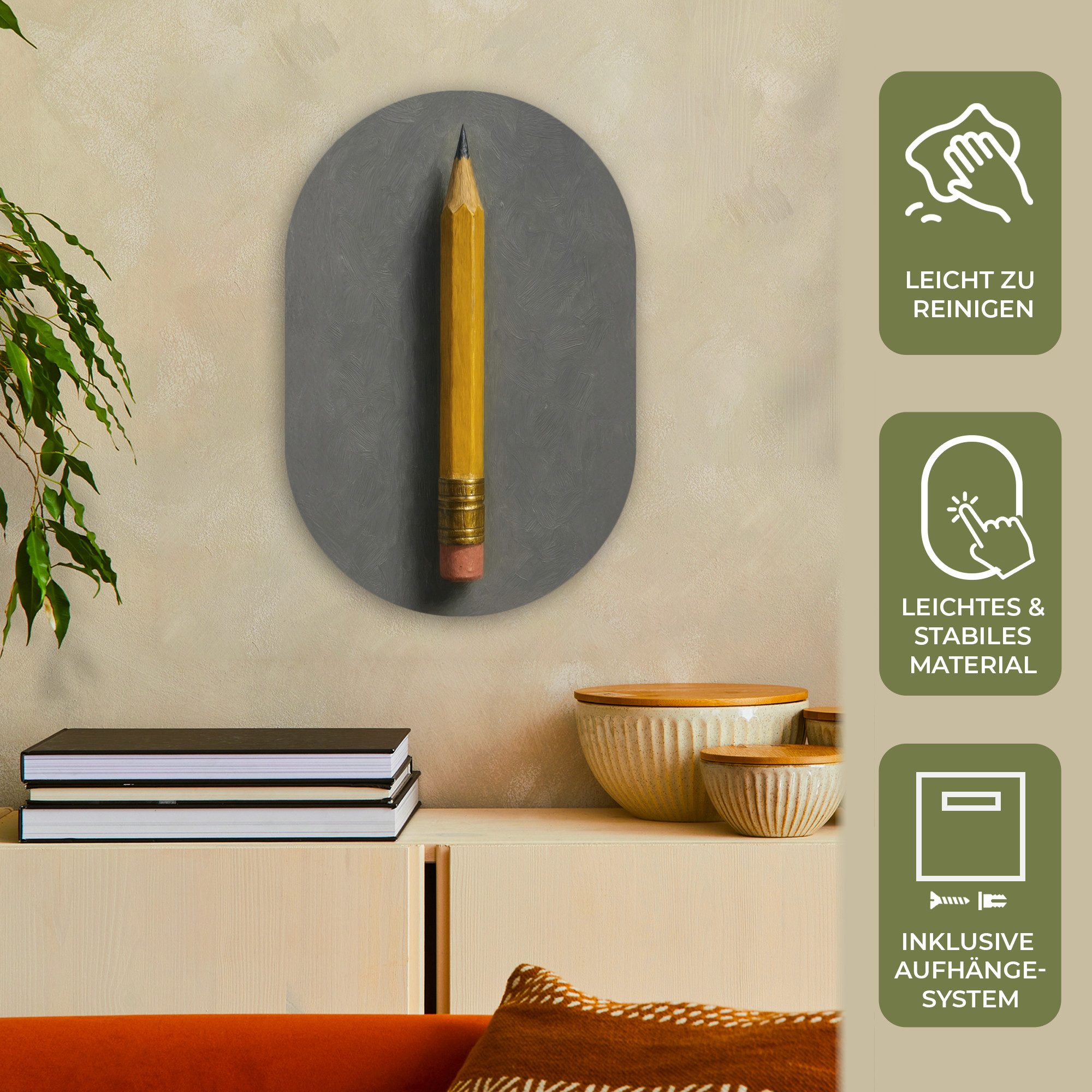MuchoWow Gemälde Bleistift - Malerei - günstig online kaufen