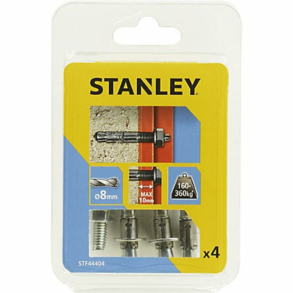 STANLEY Wandanker STA.ANKER DURCH MECH. 8x65mm 4tlg. SCHWERGEWICHT