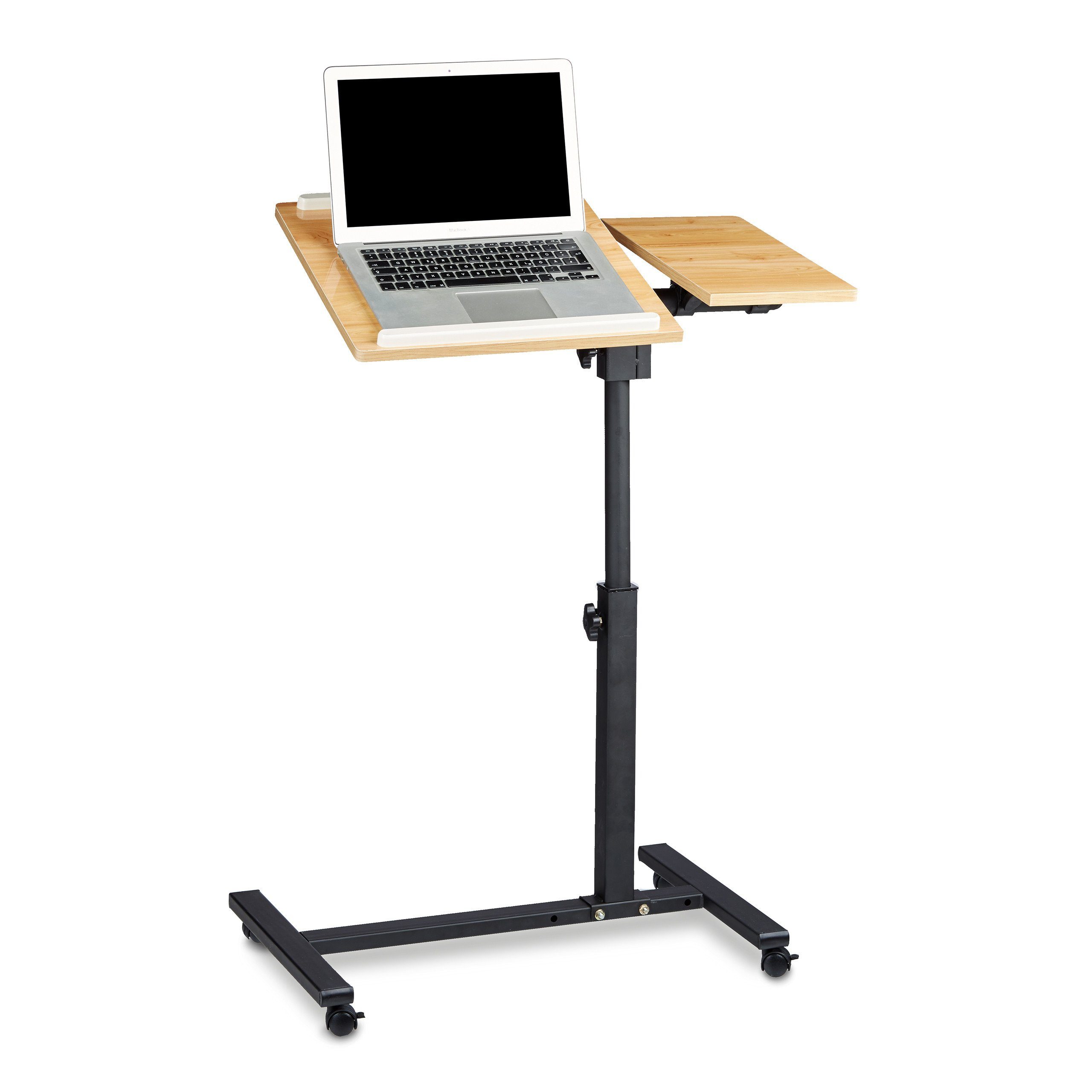 relaxdays Laptoptisch mit verstellbarem Mauspad, Gelb günstig online kaufen