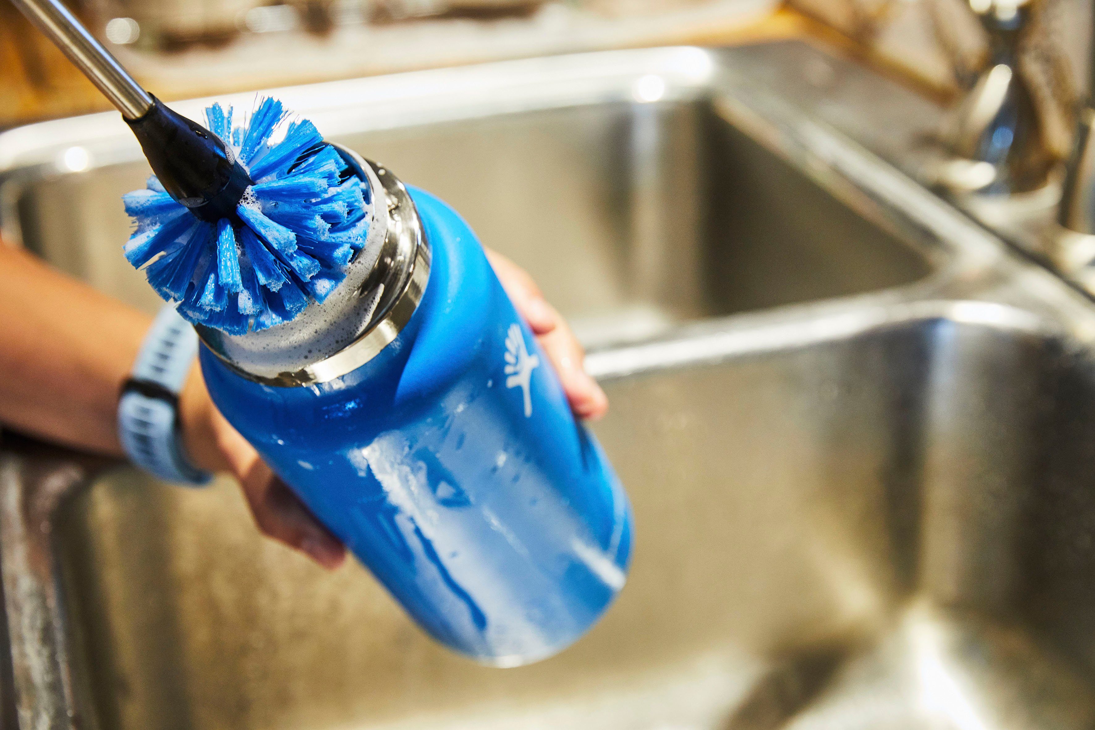 Hydro Flask Reinigungsbürste BOTTLE BRUSH PACIFIC, (1-tlg), strapazierfähige Nylonborsten, rutschfester Griff – Bild 3 von 3
