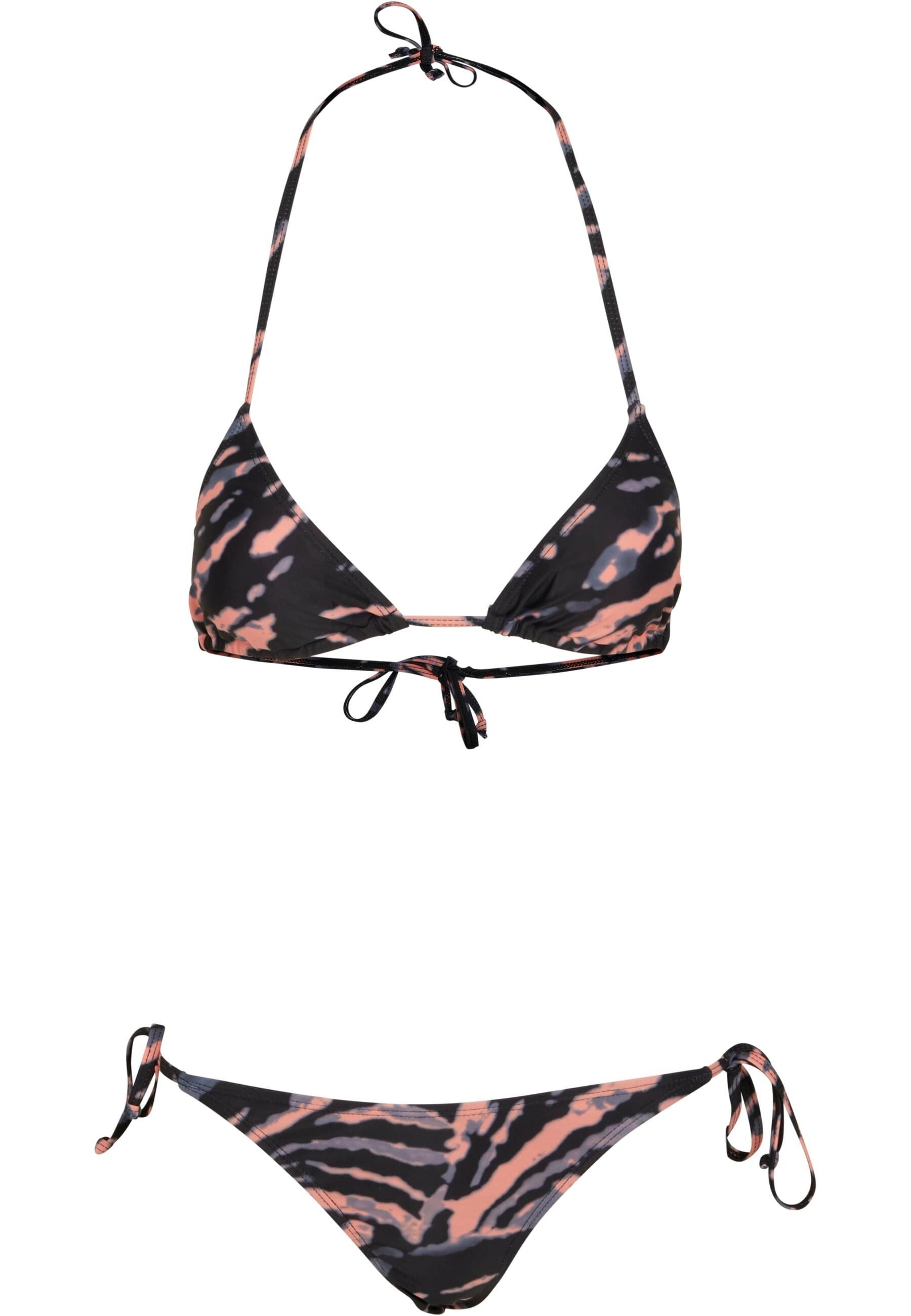URBAN CLASSICS Bügel-Bikini Urban Classics Damen Ladies Tie Dye Bikini
