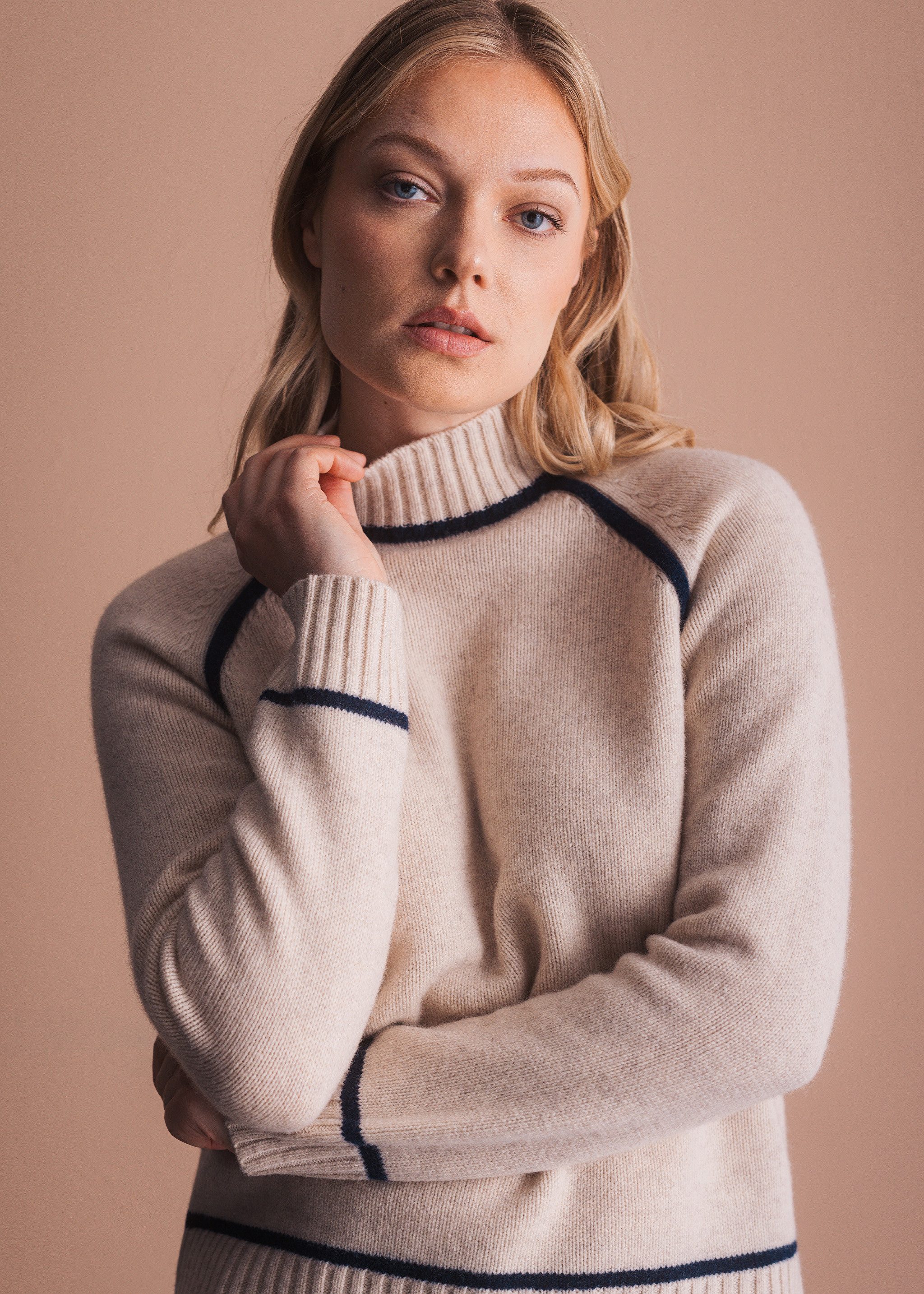 eve in paradise Rollkragenpullover Camille sportlich-elegant mit Rollkragen