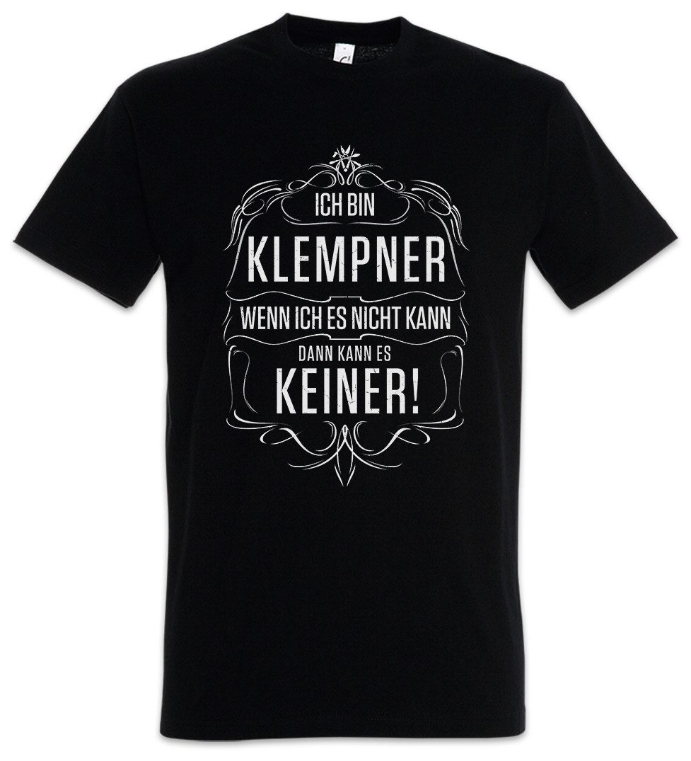 Urban Backwoods Print-Shirt Ich Bin Klempner günstig online kaufen